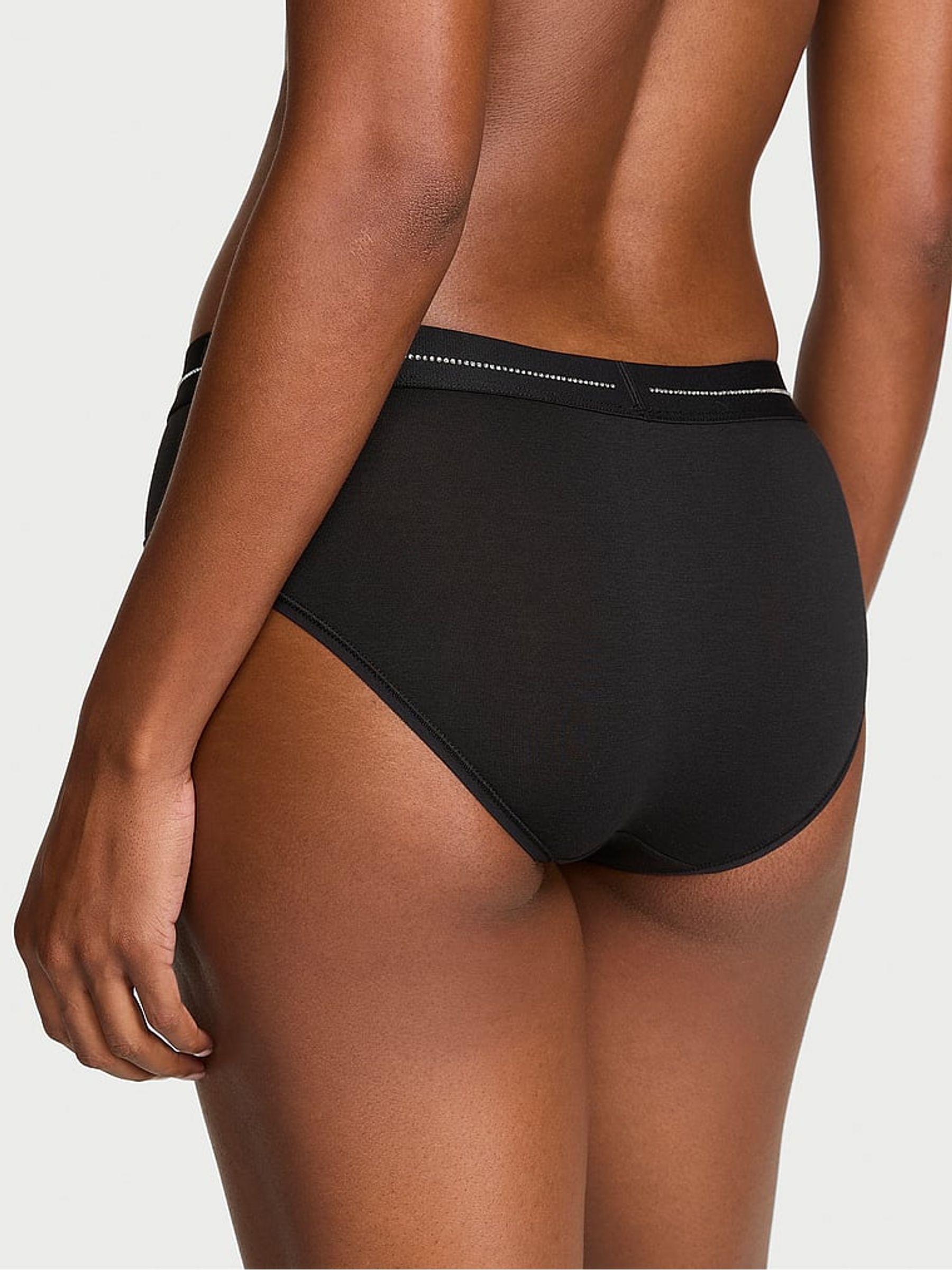 Black Hipster Shine Logo Knickers - Image 2 of 2