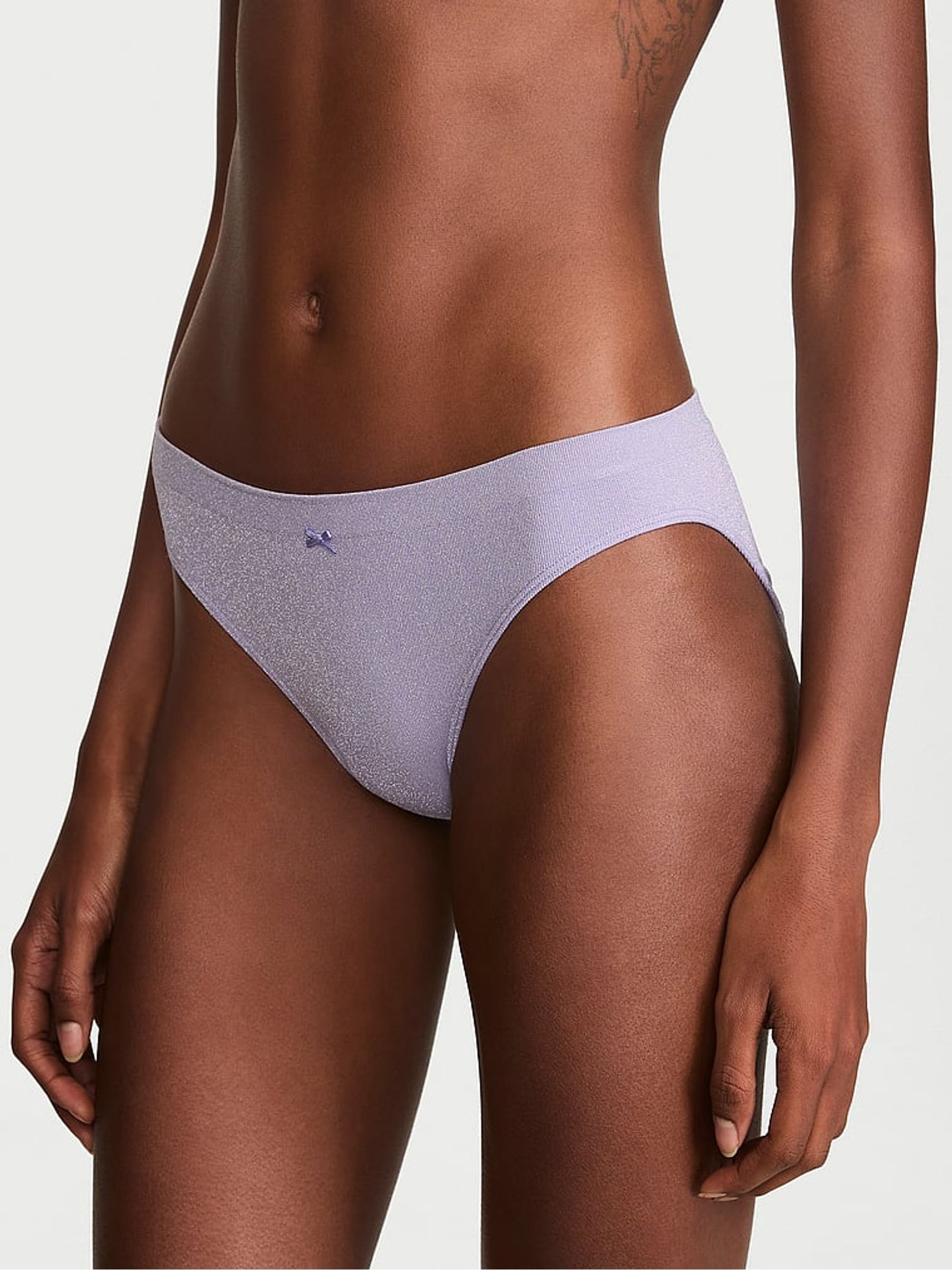 Star Lilac Purple Bikini Shimmer Knickers - Image 1 of 2