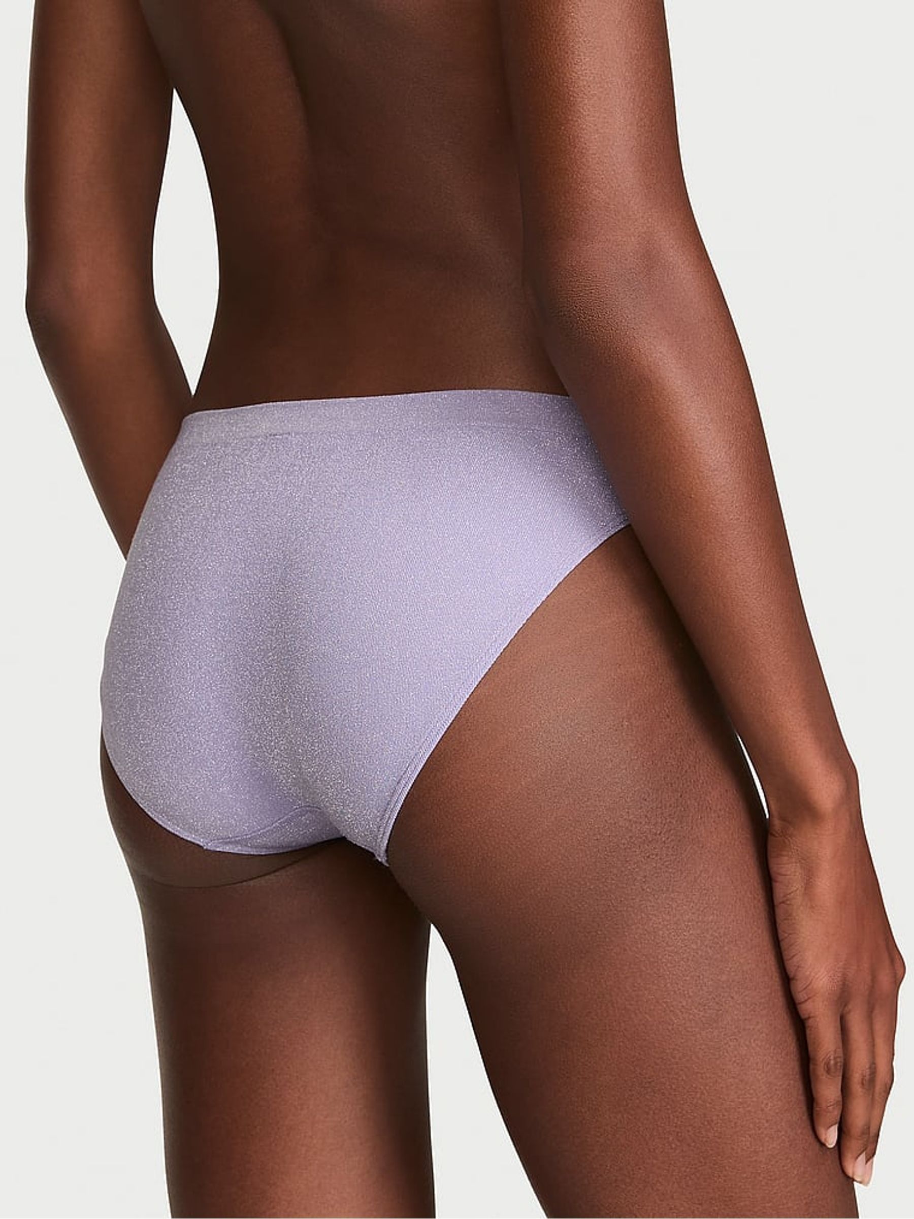 Star Lilac Purple Bikini Shimmer Knickers - Image 2 of 2