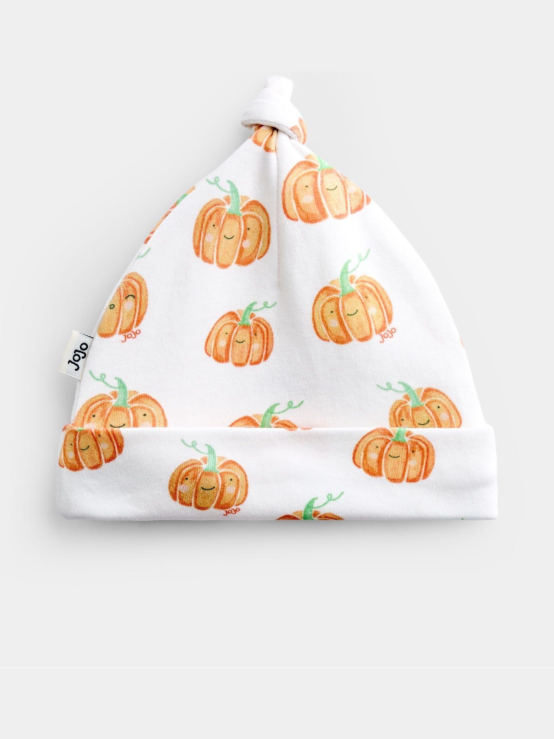 Cream Pumpkin Print Zip Sleepsuit & Hat - Image 5 of 7
