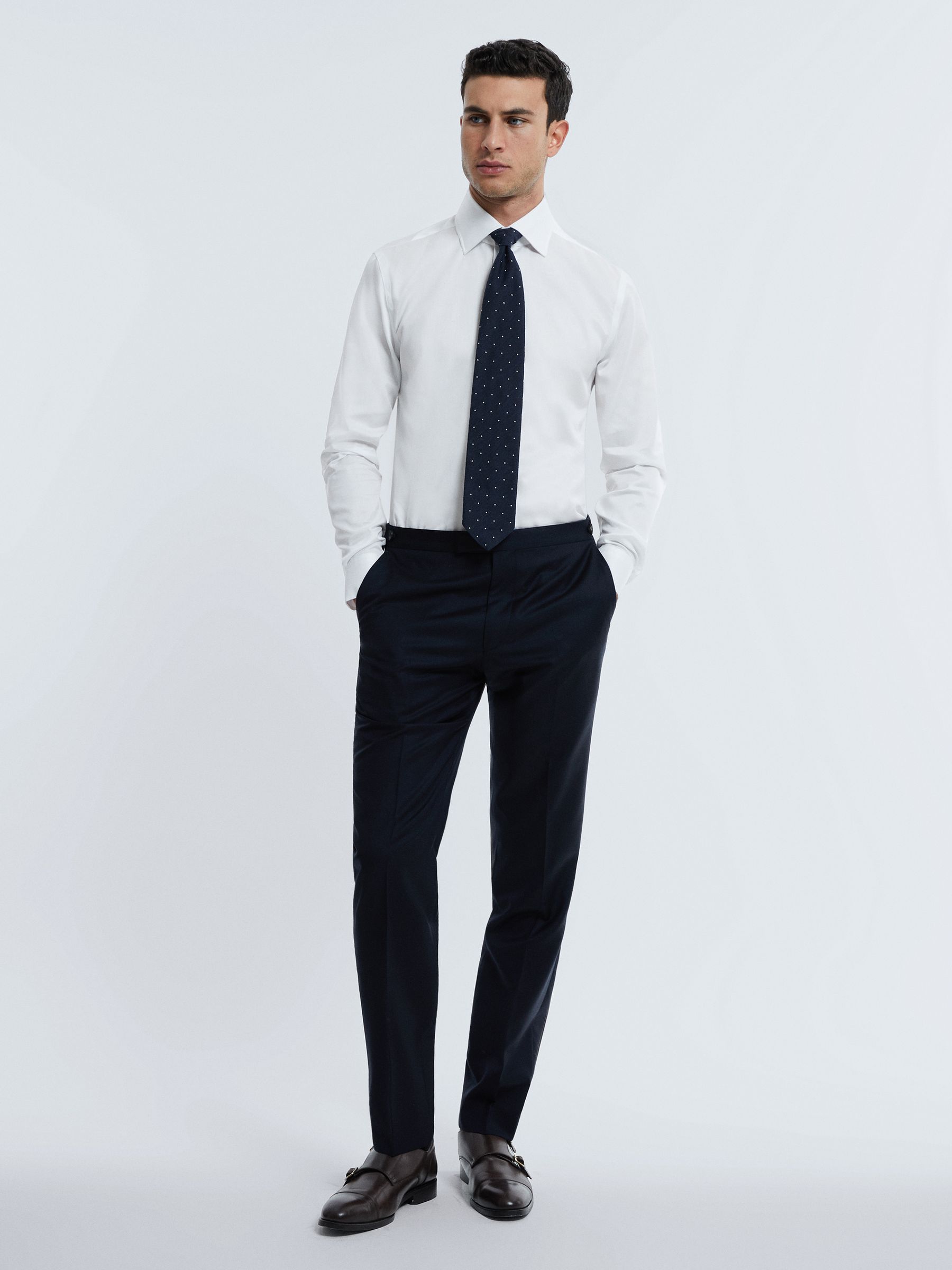 Atelier Cotton Mother of Pearl Shirt in White - Image 3 of 7