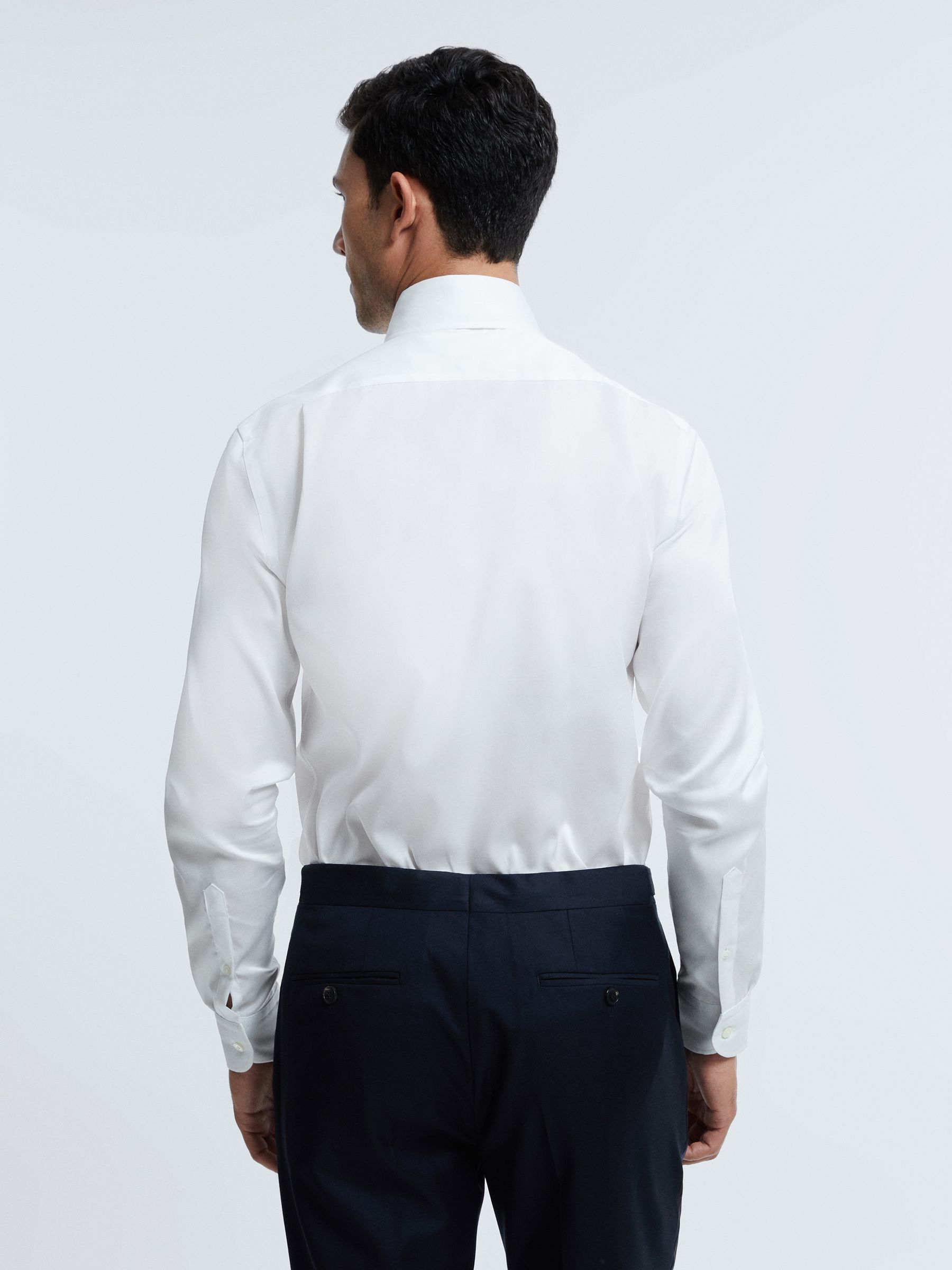 Atelier Cotton Mother of Pearl Shirt in White - Image 5 of 7