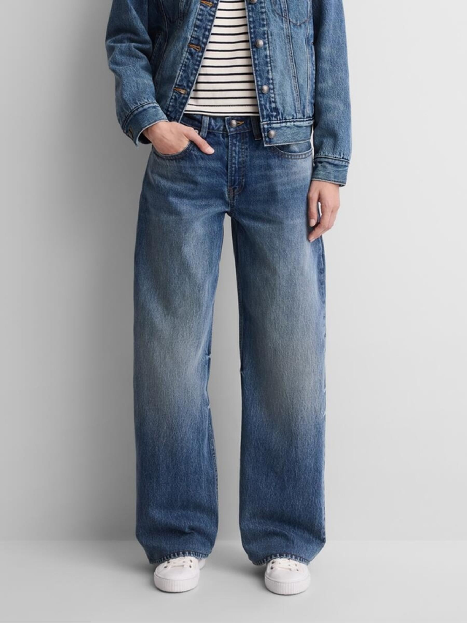 Gap x A.P.C. Mid Wash Low Rise ’90s Loose Jeans - Image 2 of 9