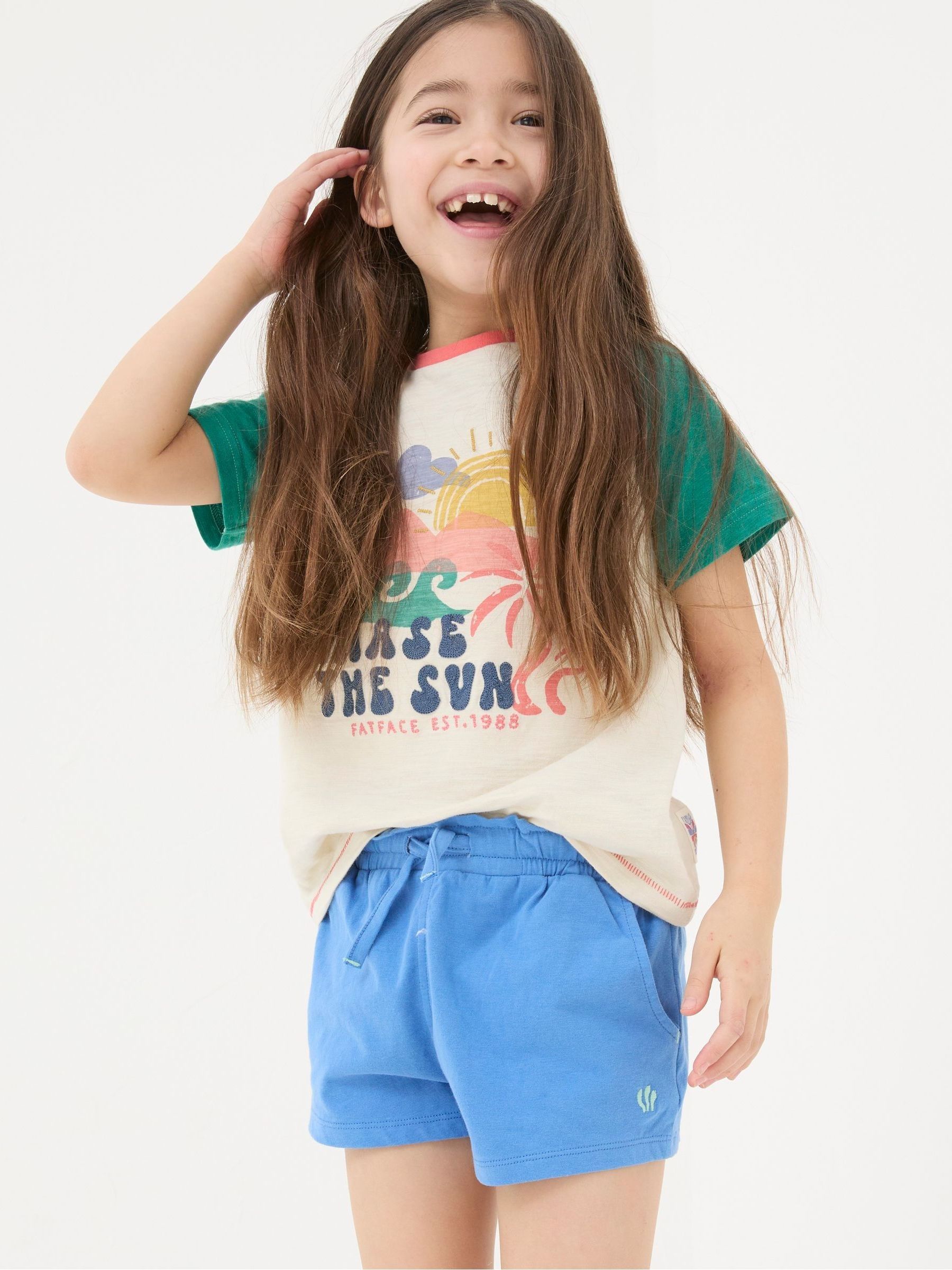 Blue Jersey Shorts 2 Pack - Image 4 of 6