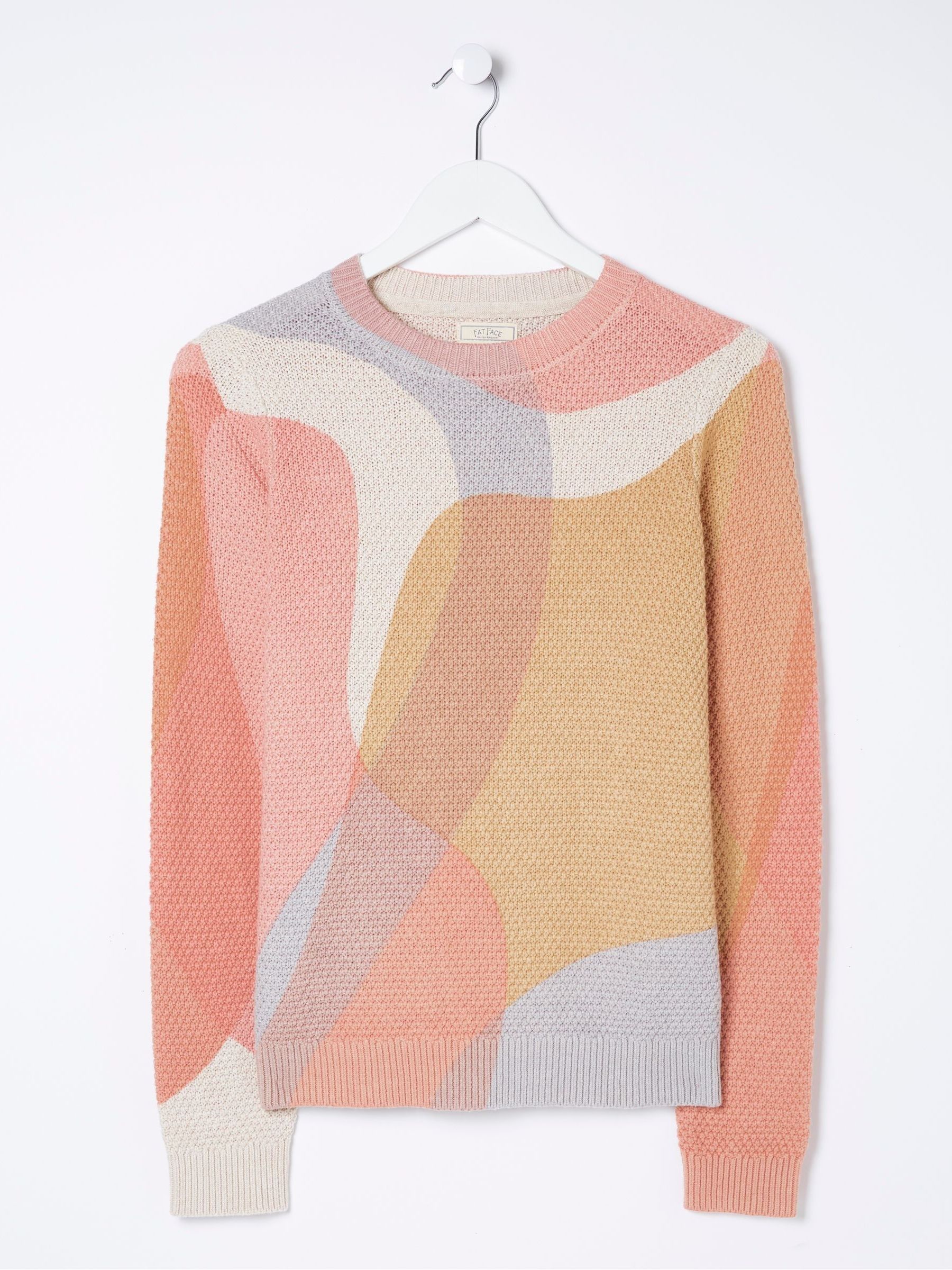 Leoni Natural Abstract Print Jumper - Image 5 of 5