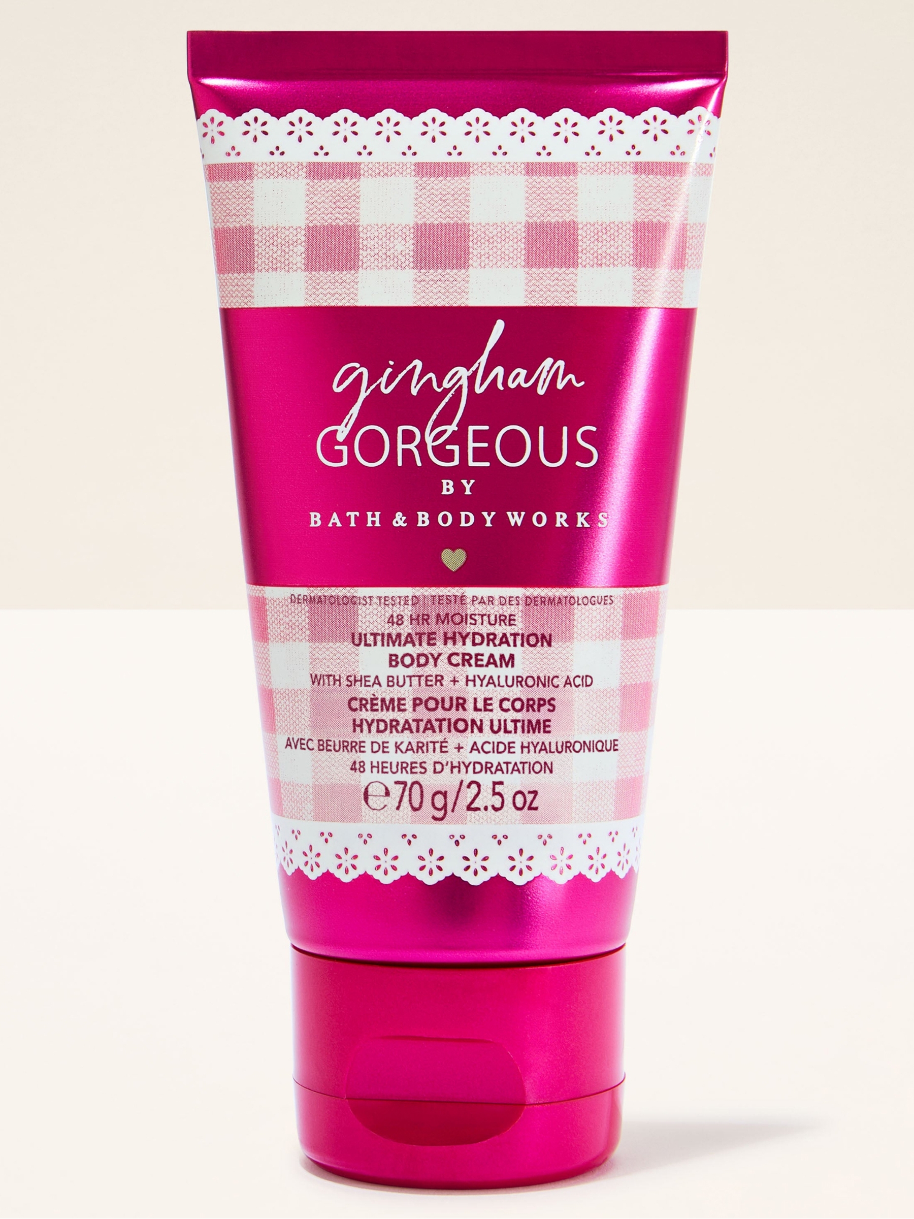 Gingham Gorgeous Travel Size Ultimate Hydration Body Cream 70g - Image 1 of 3
