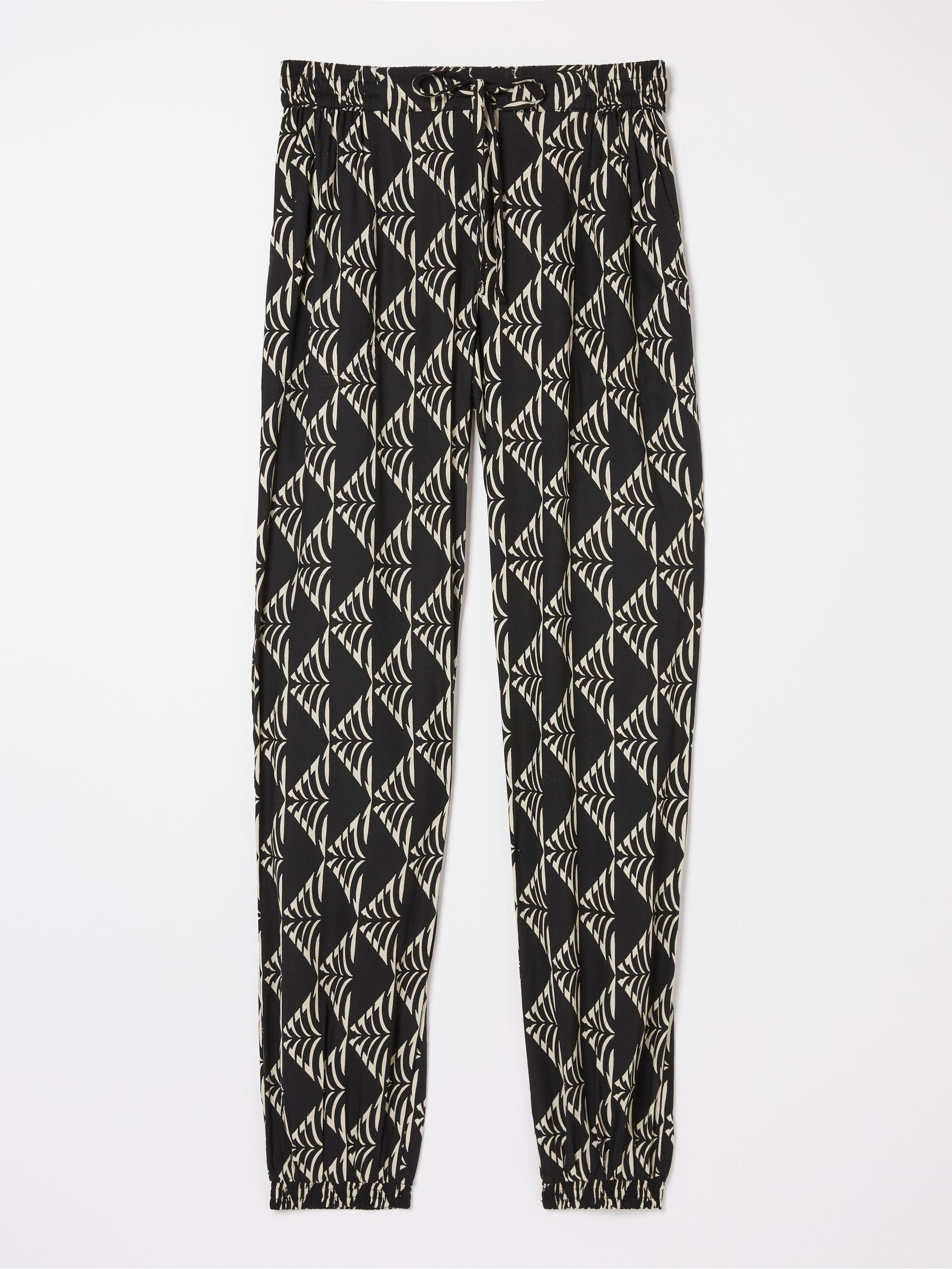 Lyme Black Mono Geo Trousers - Image 5 of 5