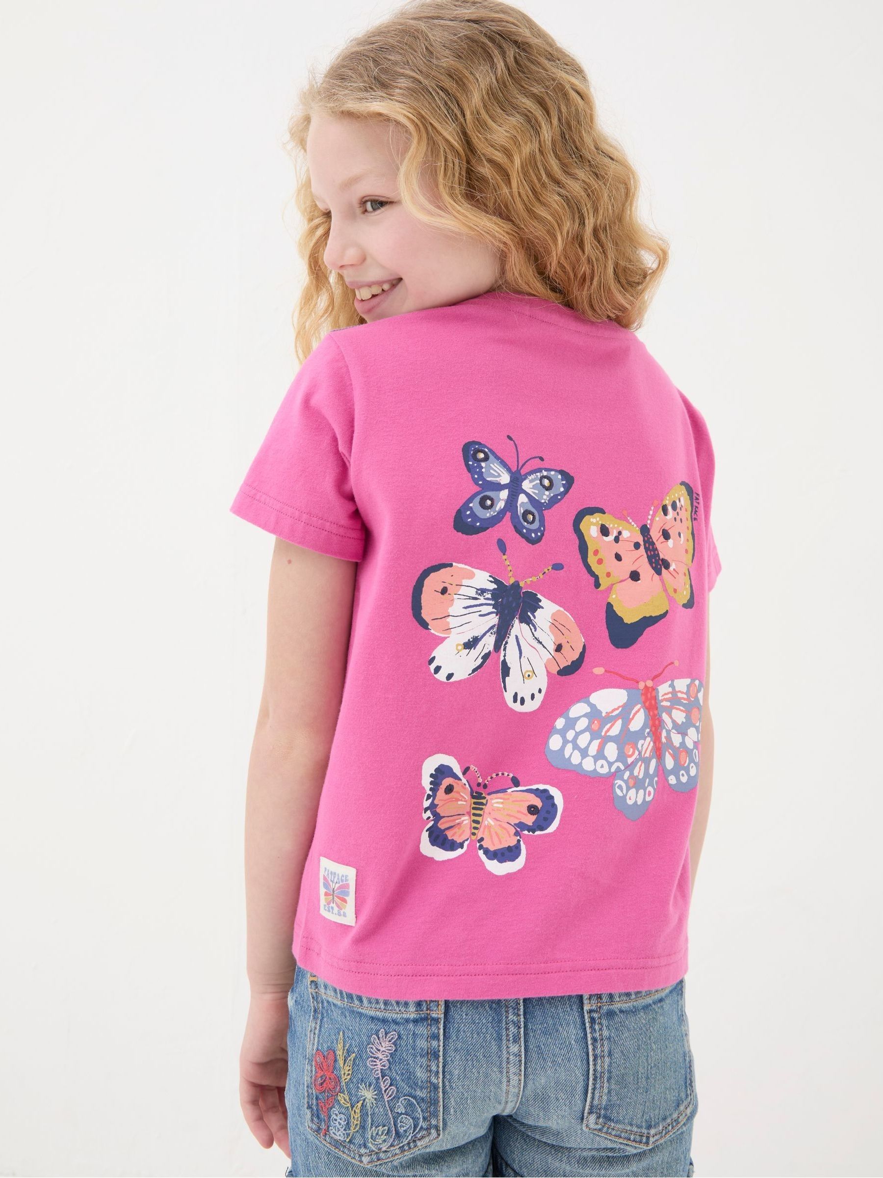 Pink Butterfly Fact T-Shirt - Image 2 of 6
