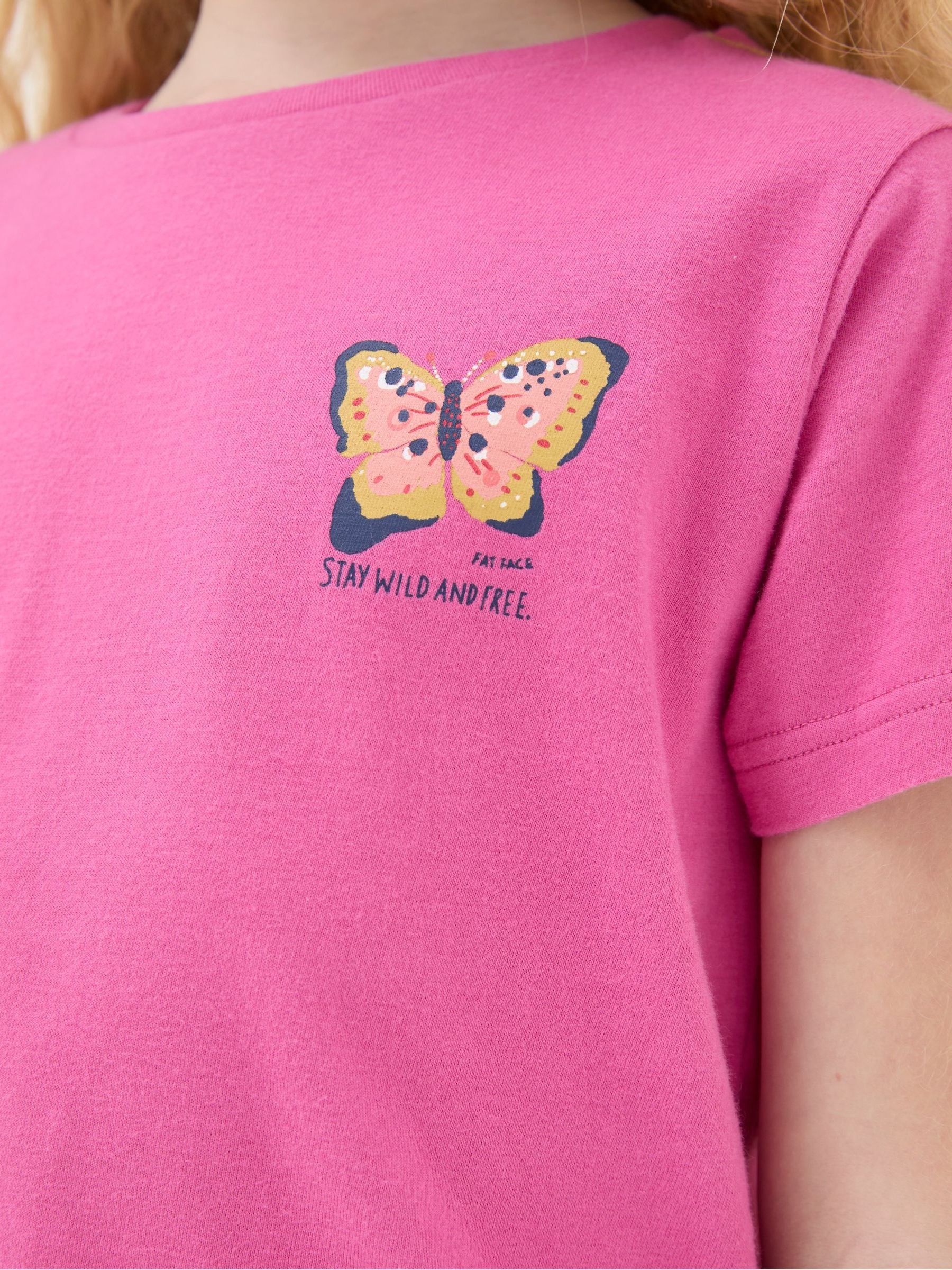 Pink Butterfly Fact T-Shirt - Image 3 of 6