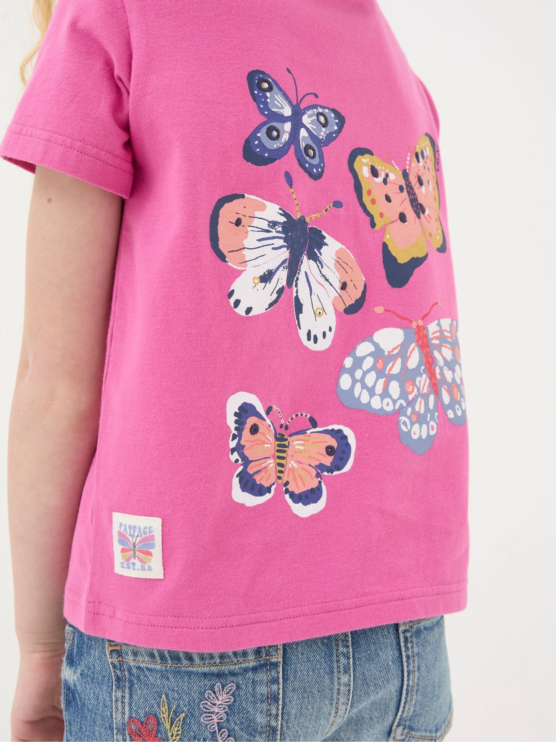 Pink Butterfly Fact T-Shirt - Image 4 of 6