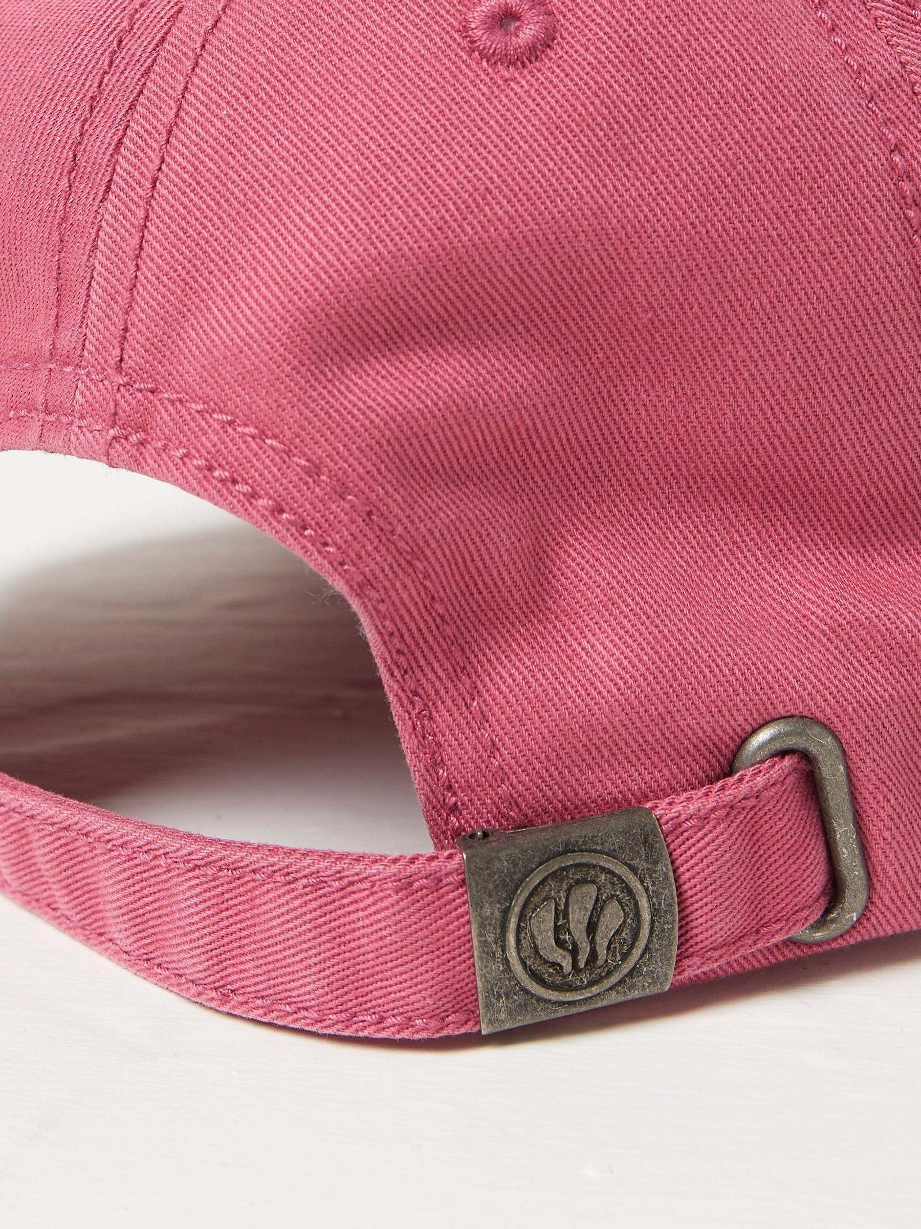 Pink Twill Baseball Cap - Image 3 of 3
