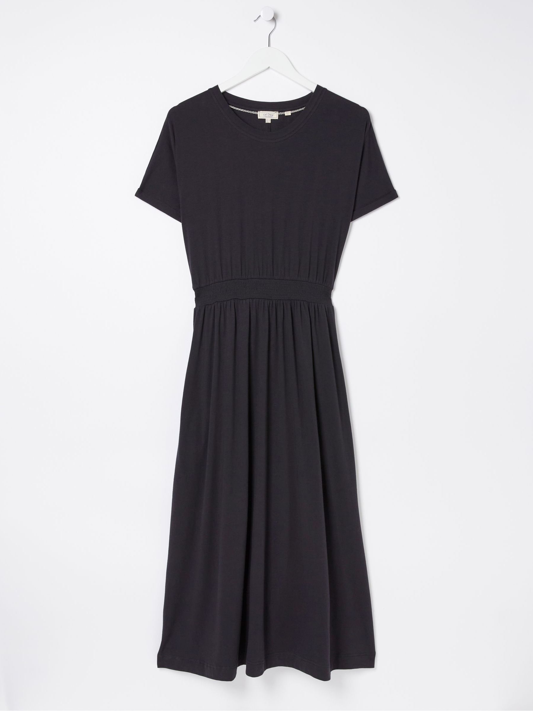 Black Navi Midi Jersey Dress - Image 5 of 5
