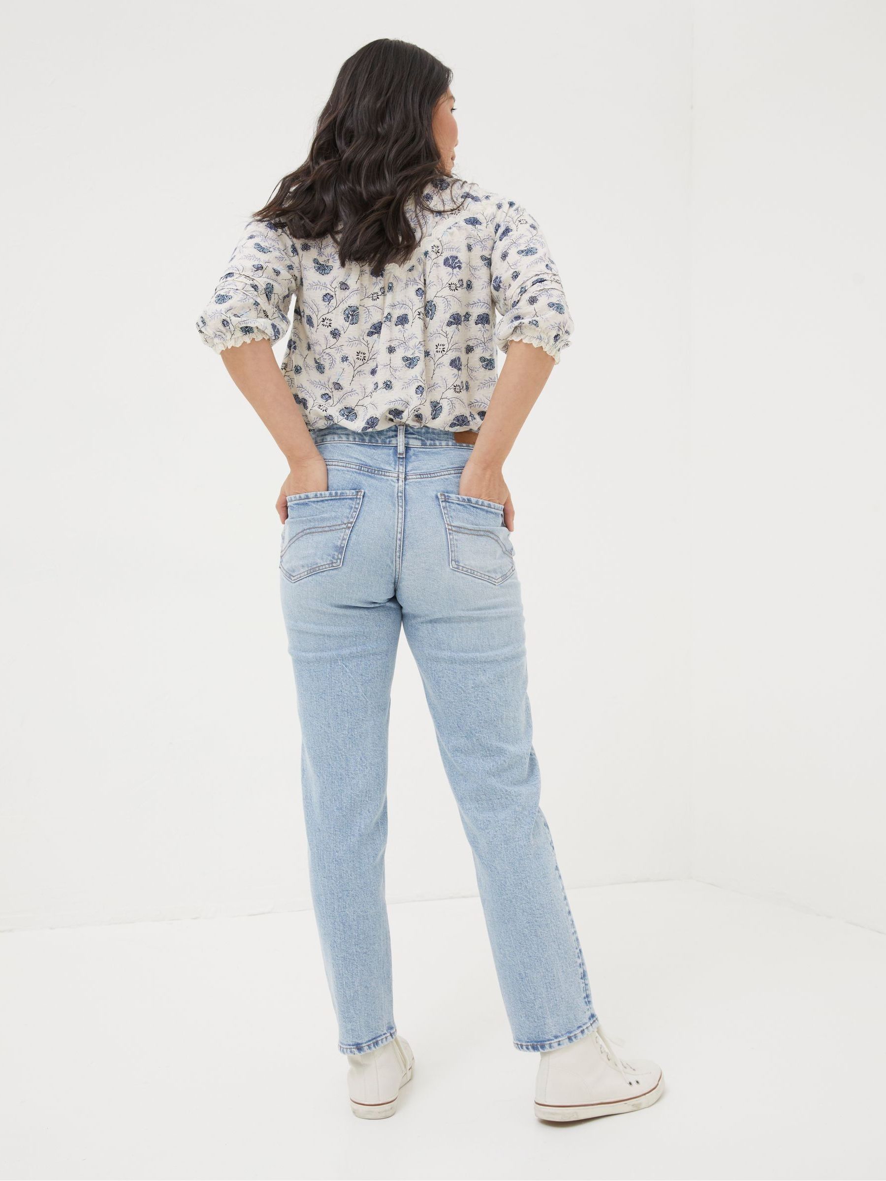 Ludlow Blue Boyfriend Jeans - Image 2 of 5