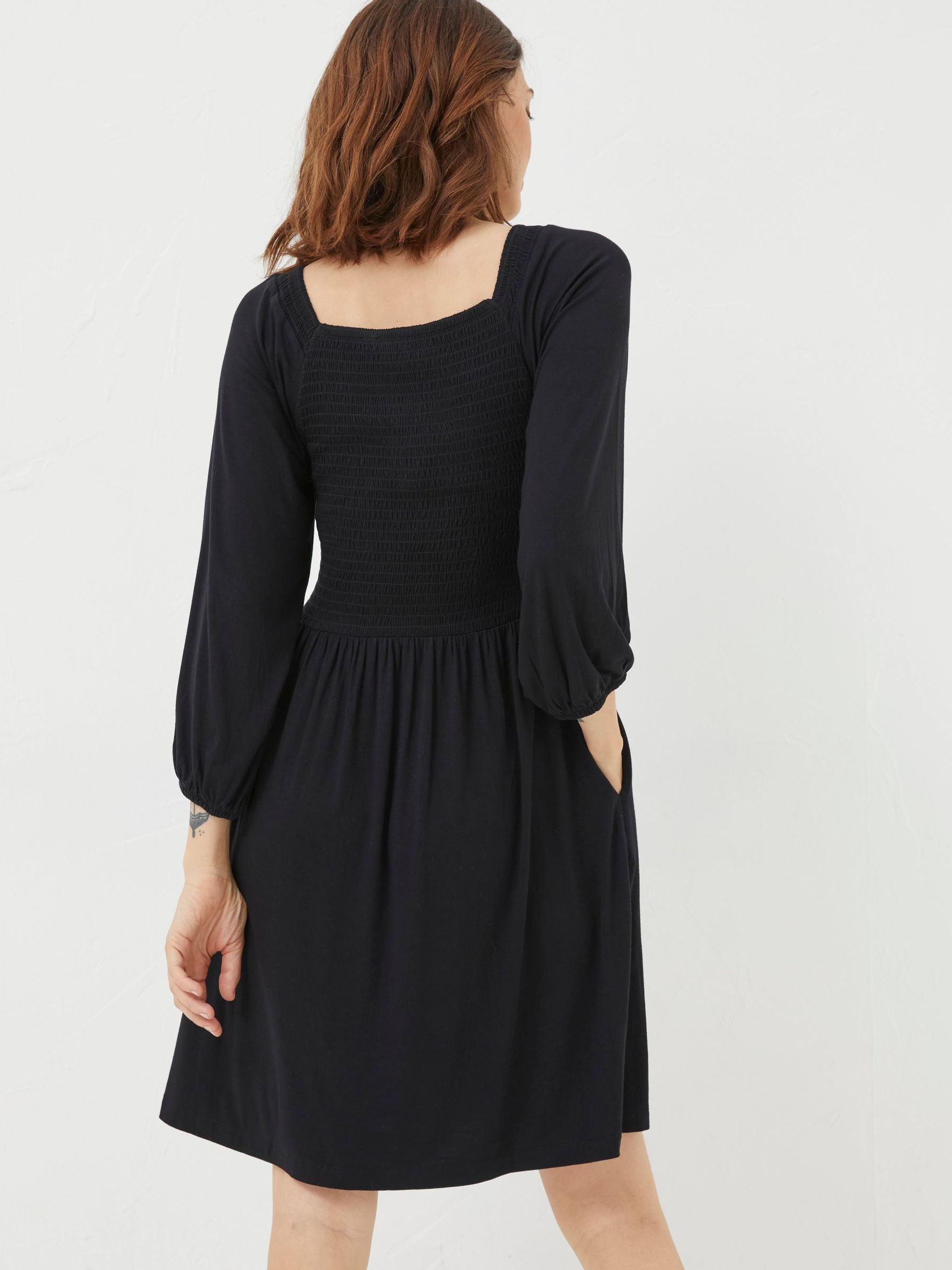 Black Adeline Jersey Dress - Image 2 of 5
