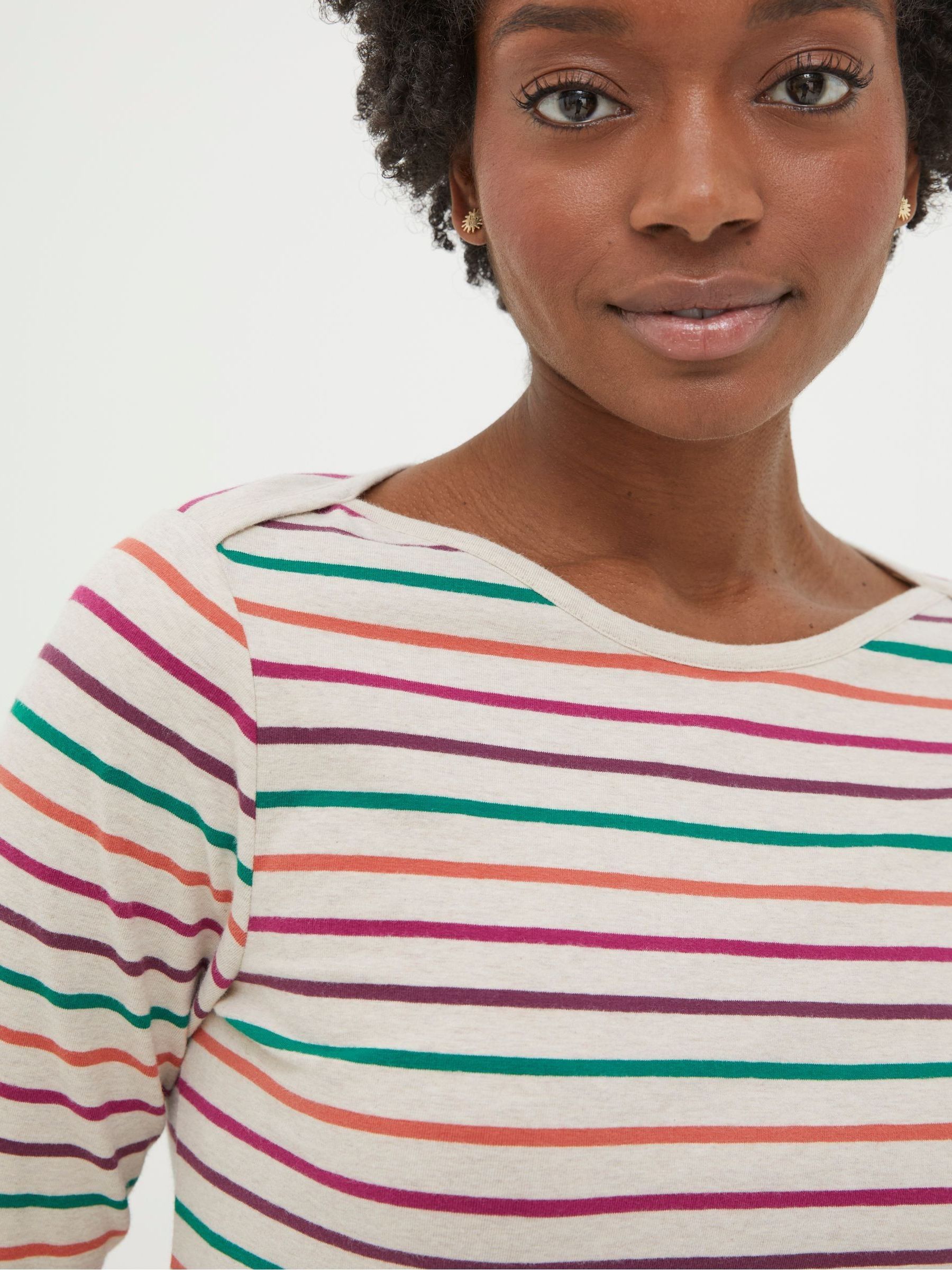 Natural Multi Breton Top - Image 3 of 5