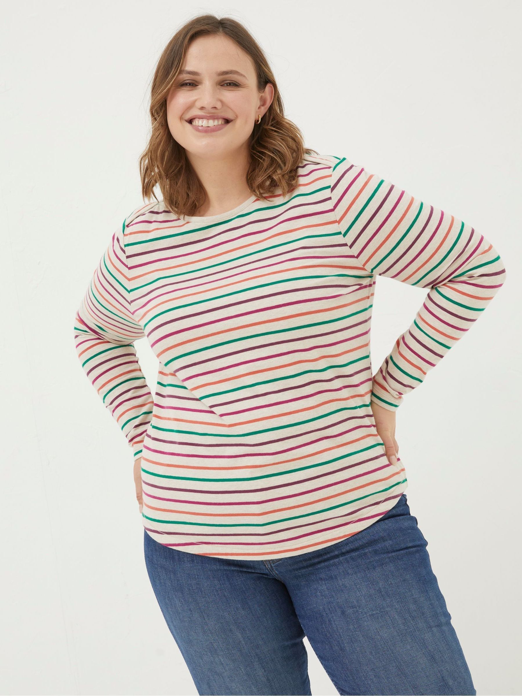 Natural Multi Breton Top - Image 4 of 5