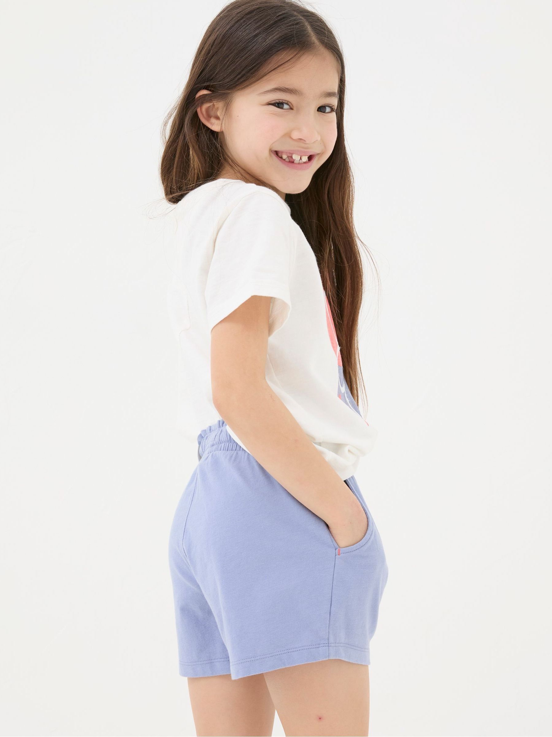 Orange/Blue Jersey Shorts 2 Pack - Image 3 of 5