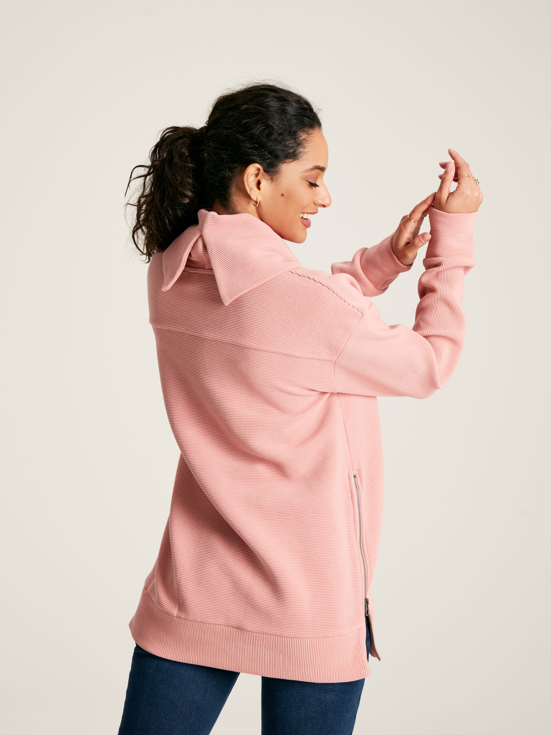Willow Pink Cowl Neck Sweatshirt - Image 2 of 6