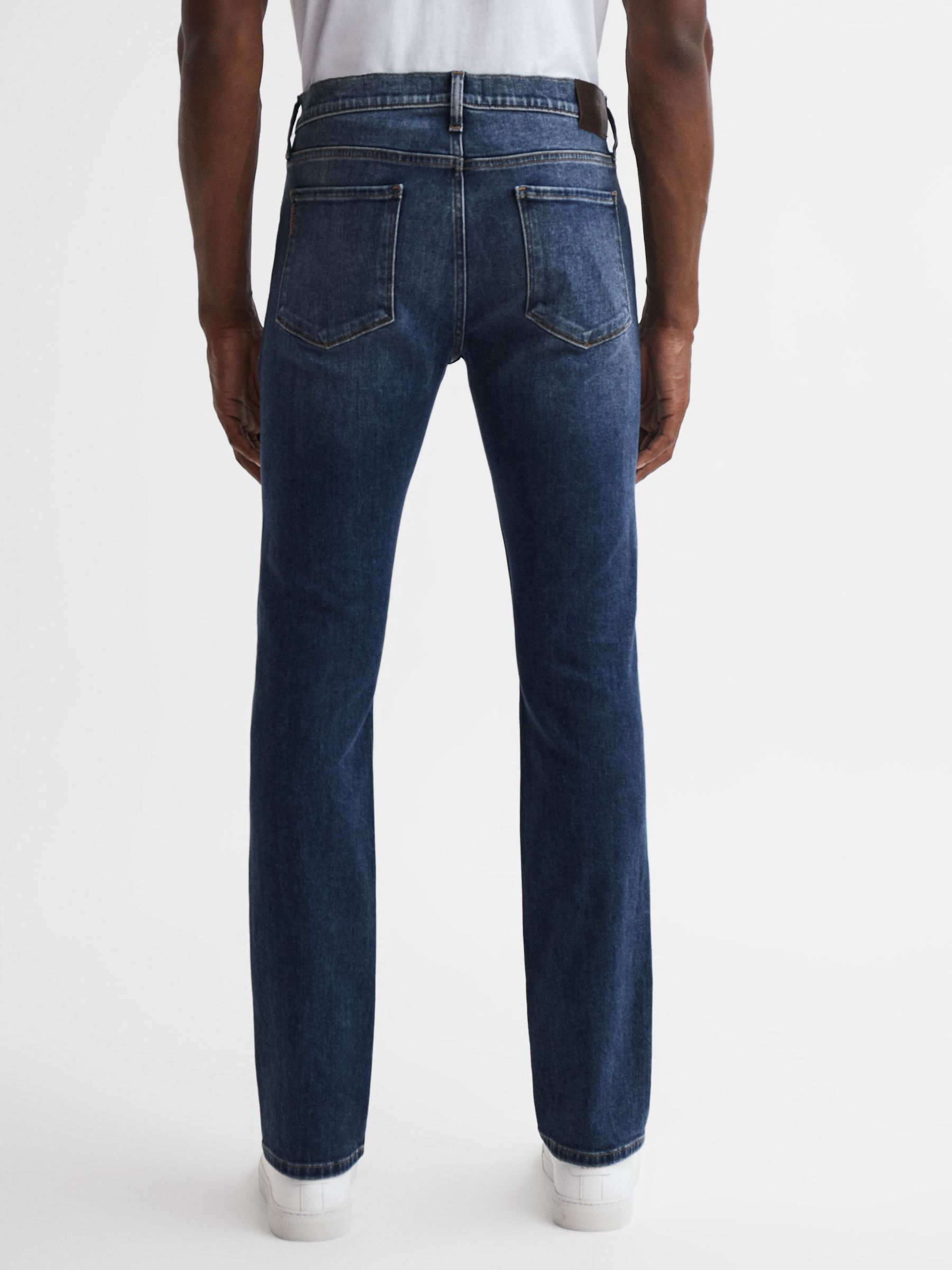 Paige Regular Fit Straight Leg Jeans in Woodcrest - Image 4 of 4