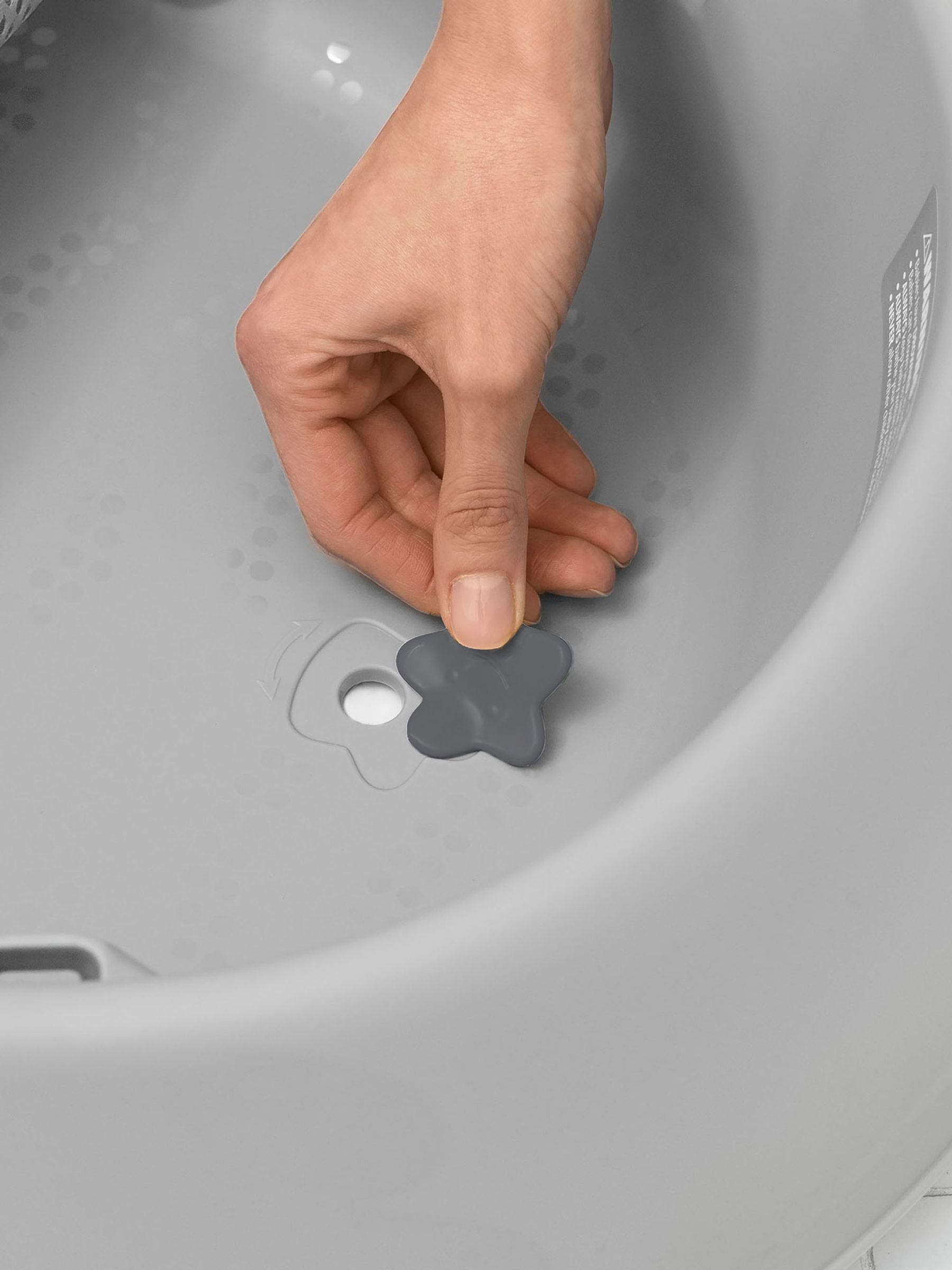 Grey Skip Hop Moby 3 Stage Bath Tub Grey - Image 11 of 12