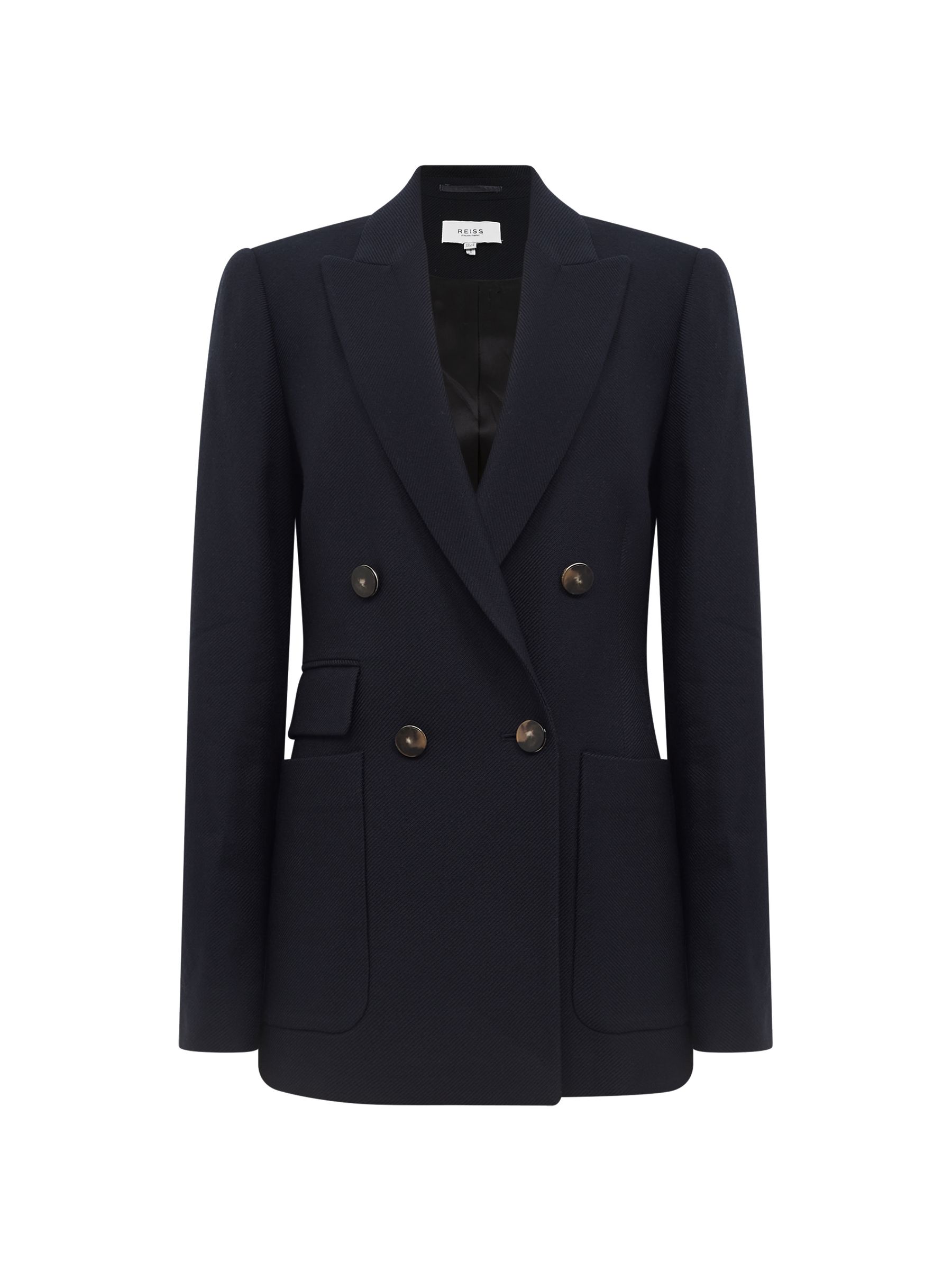 Larsson Navy Double Breasted Twill Blazer - Image 2 of 6