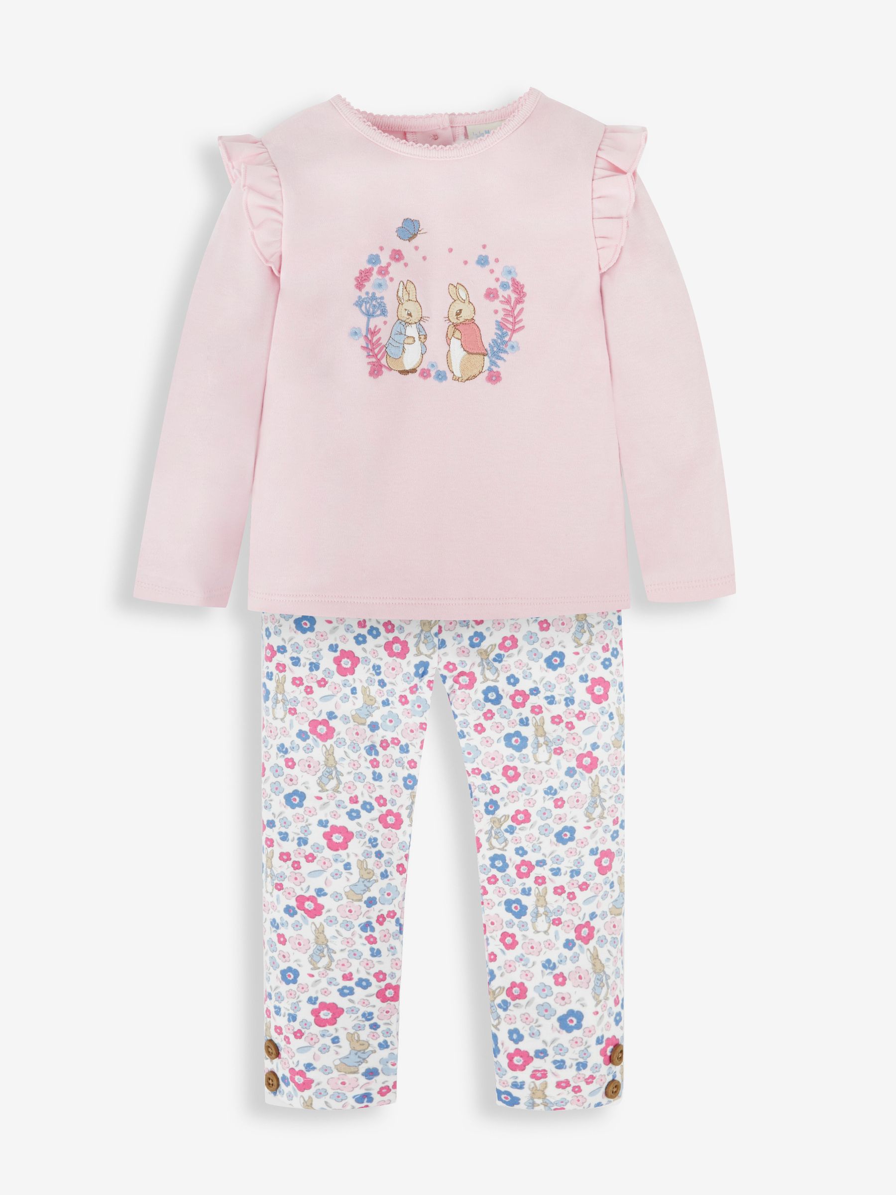 Pink Peter Rabbit Appliqué Top & Leggings Set - Image 1 of 4