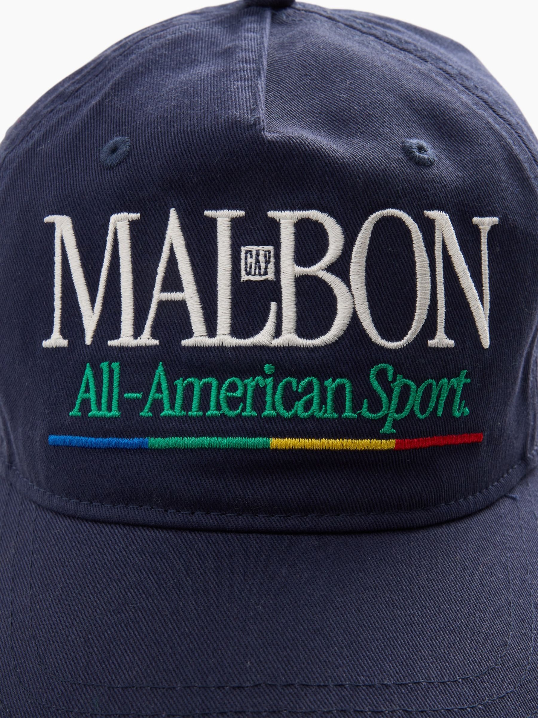 Gap x Malbon Navy Logo Baseball Cap - Image 4 of 5