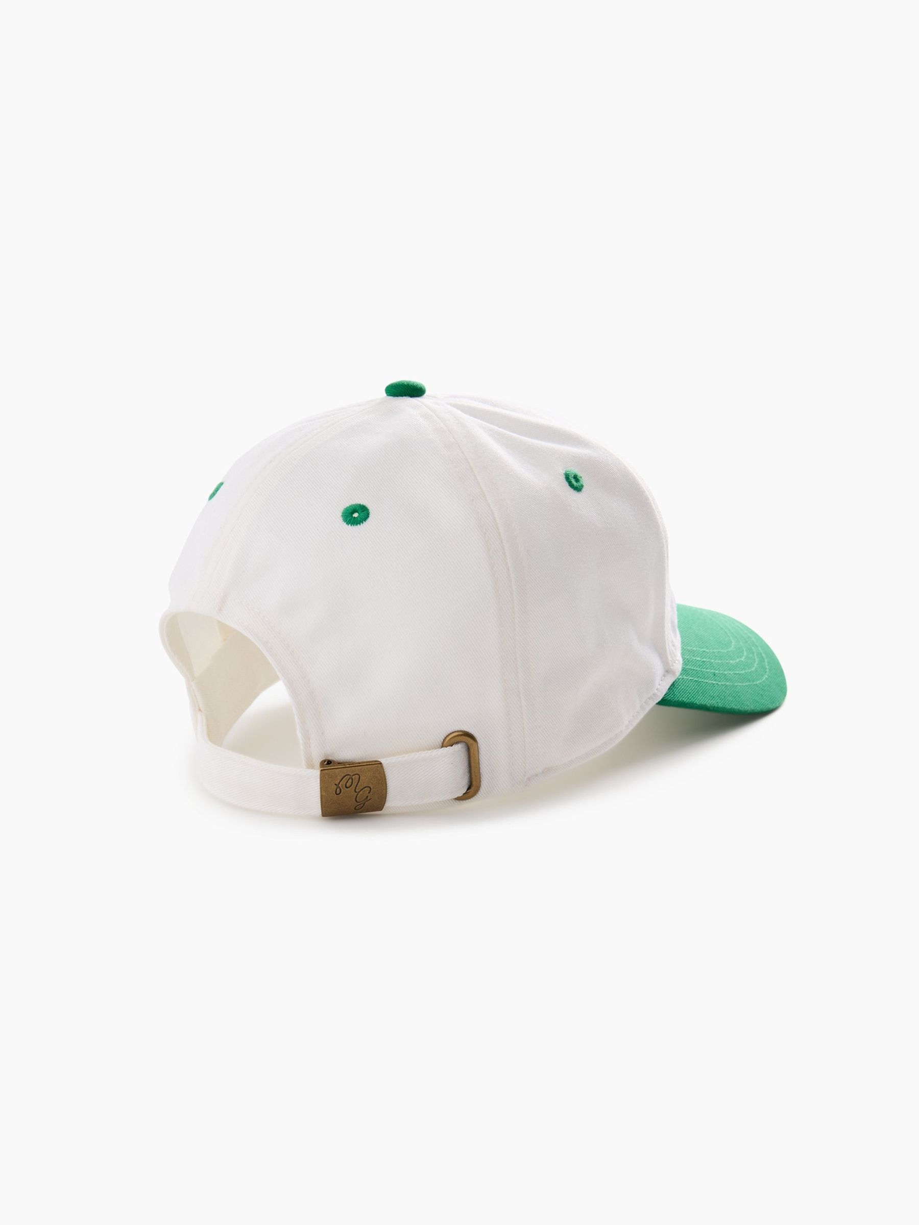Gap x Malbon White/Green Logo Baseball Cap - Image 4 of 6