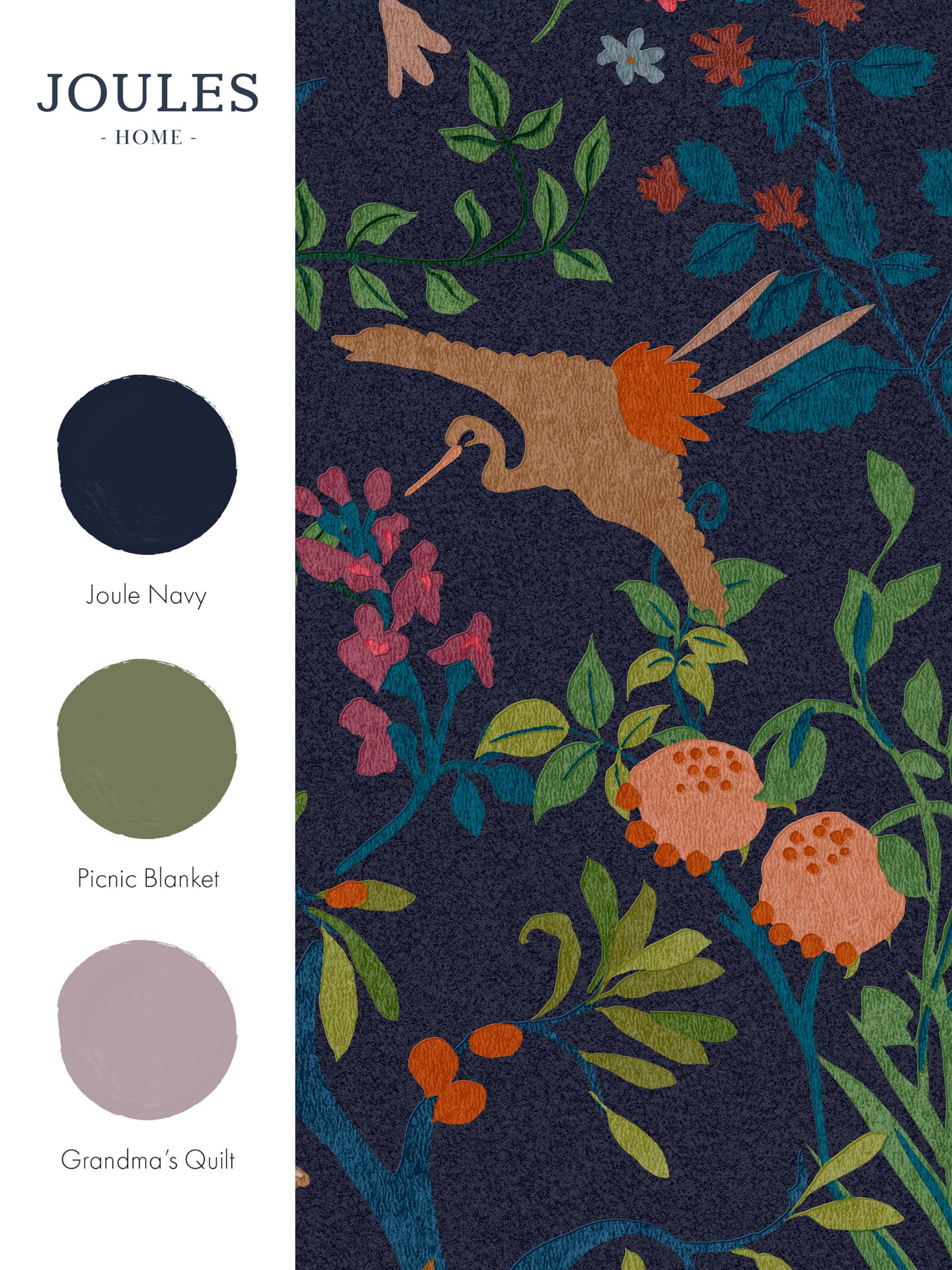 Blue Enchanted Woodland Wallpaper - Image 3 of 3