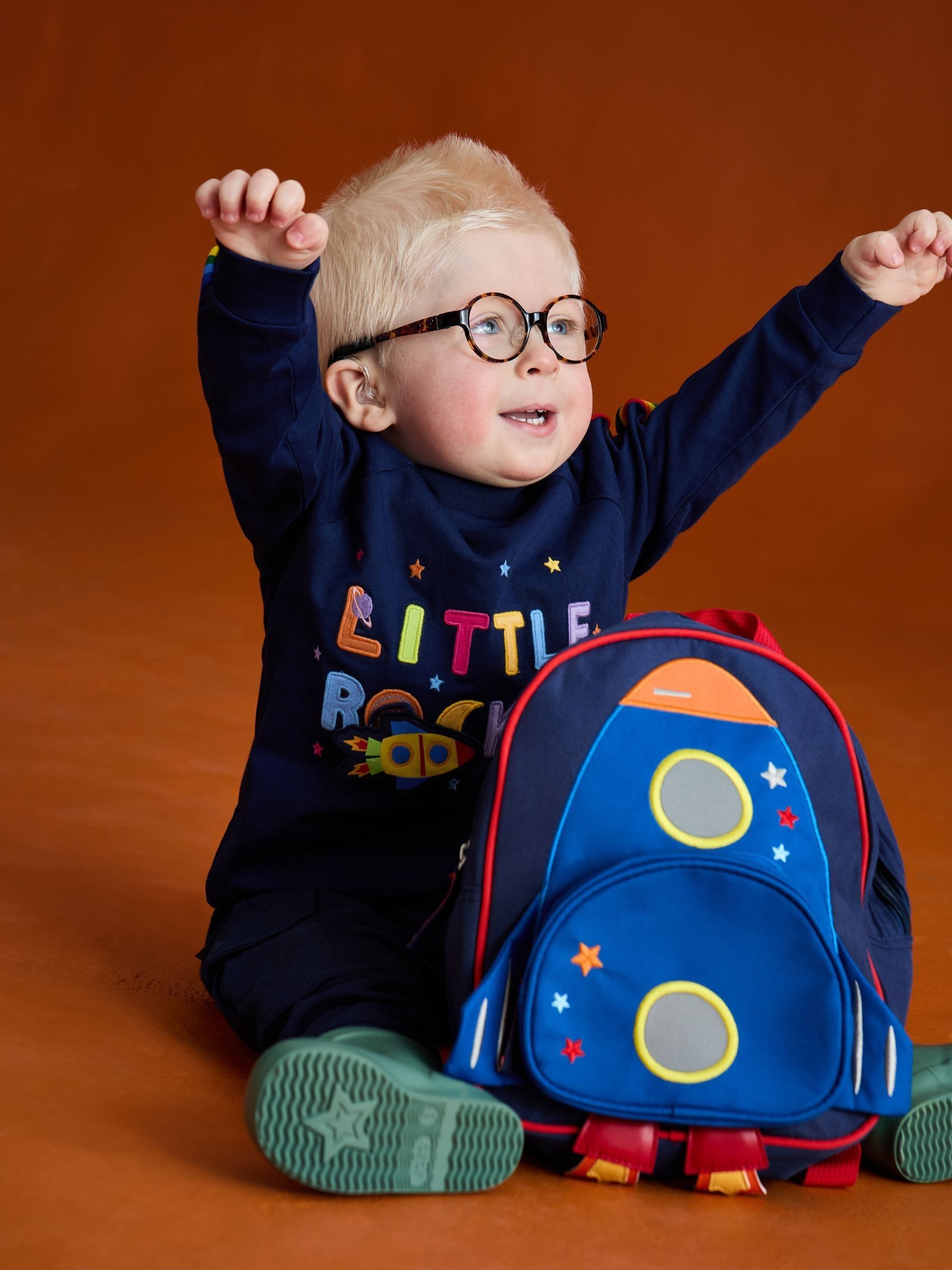 Blue Rocket Character Backpack - Image 5 of 9