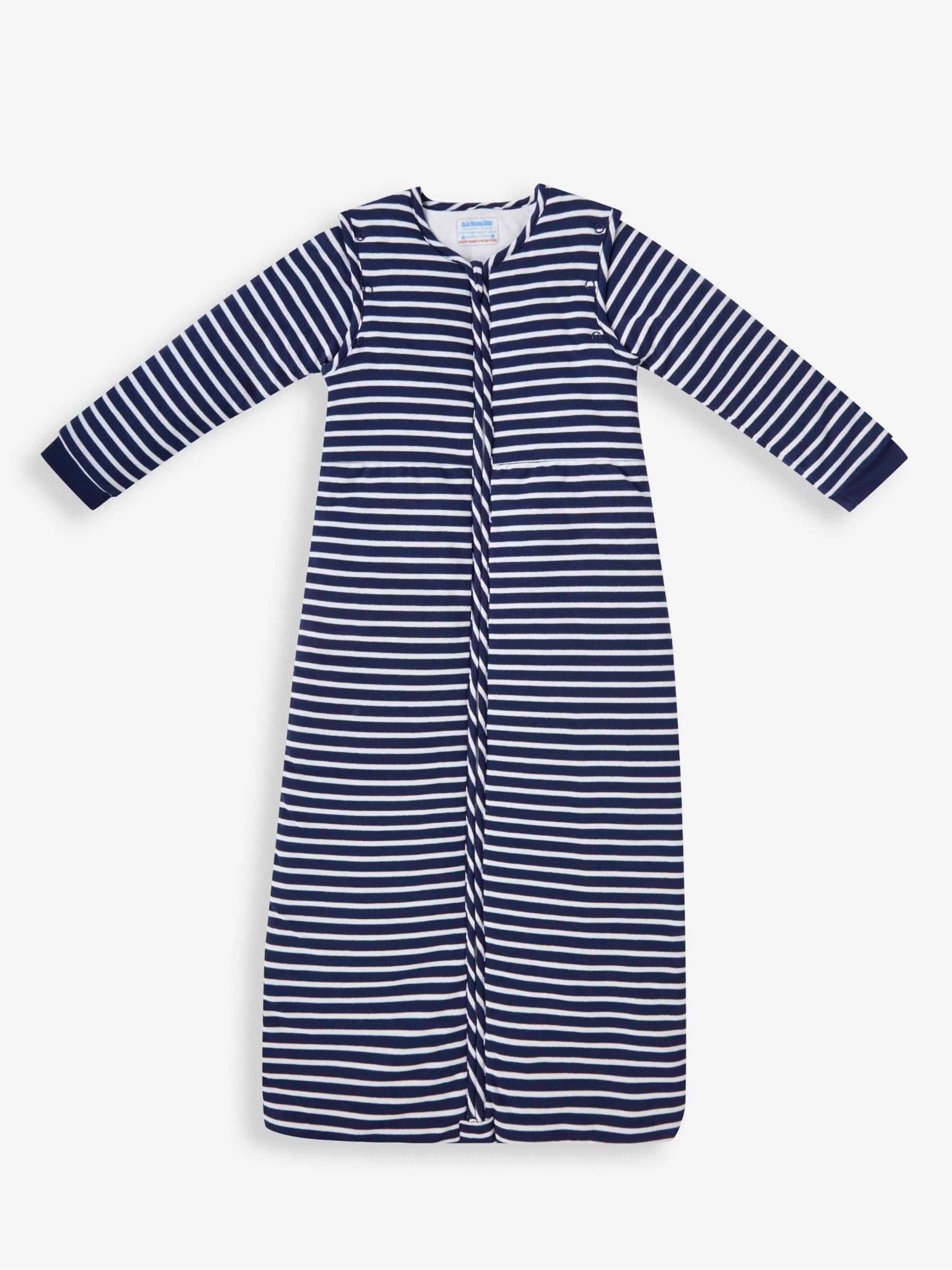 Navy Stripe 3.5 Tog Toddler Sleeping Bag - Image 1 of 4