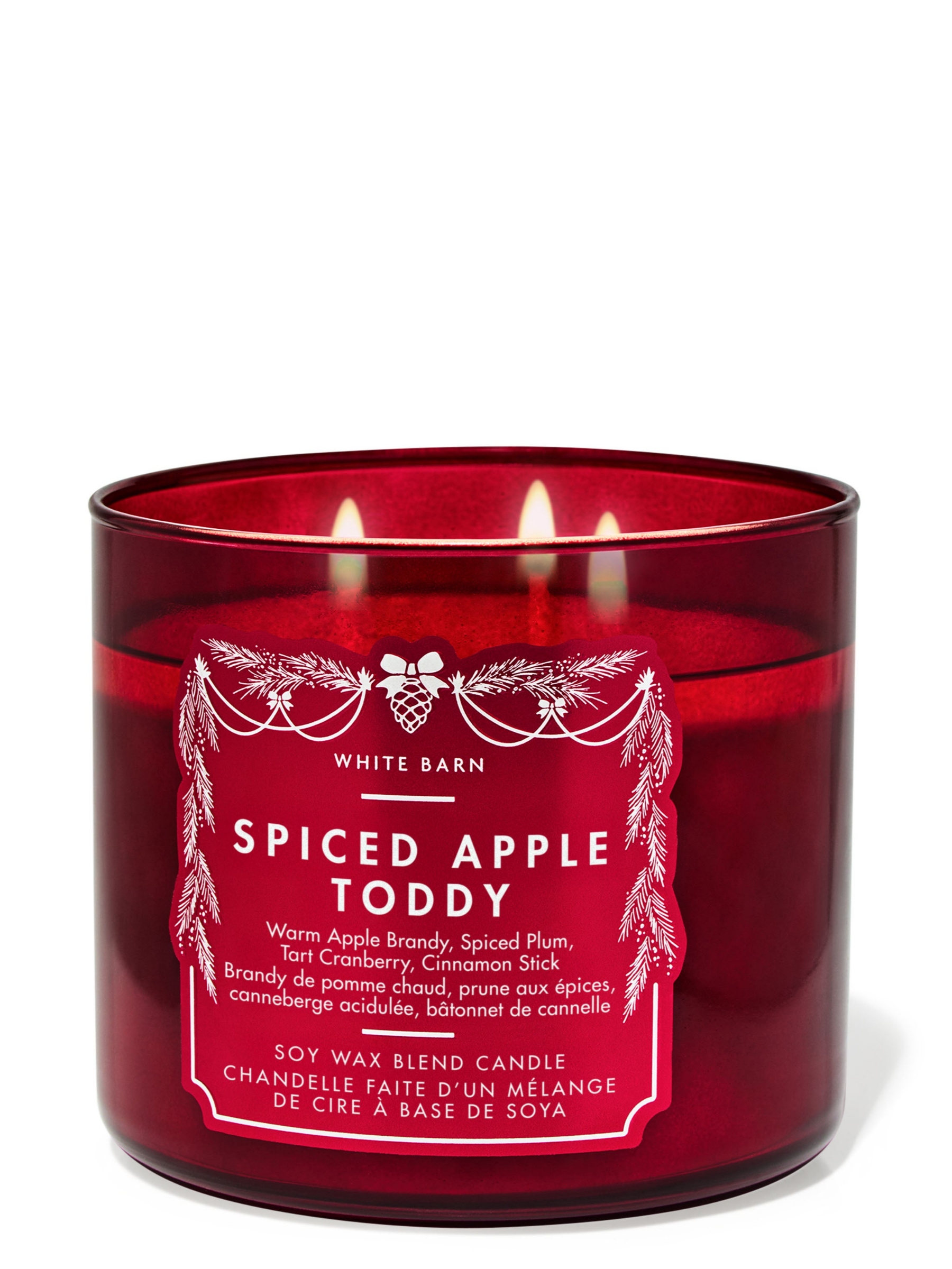 Spiced Apple Toddy 3-Wick Candle 411g - Image 1 of 2 Spiced Apple Toddy 3-Wick Candle 411g - Image 1 of 2
