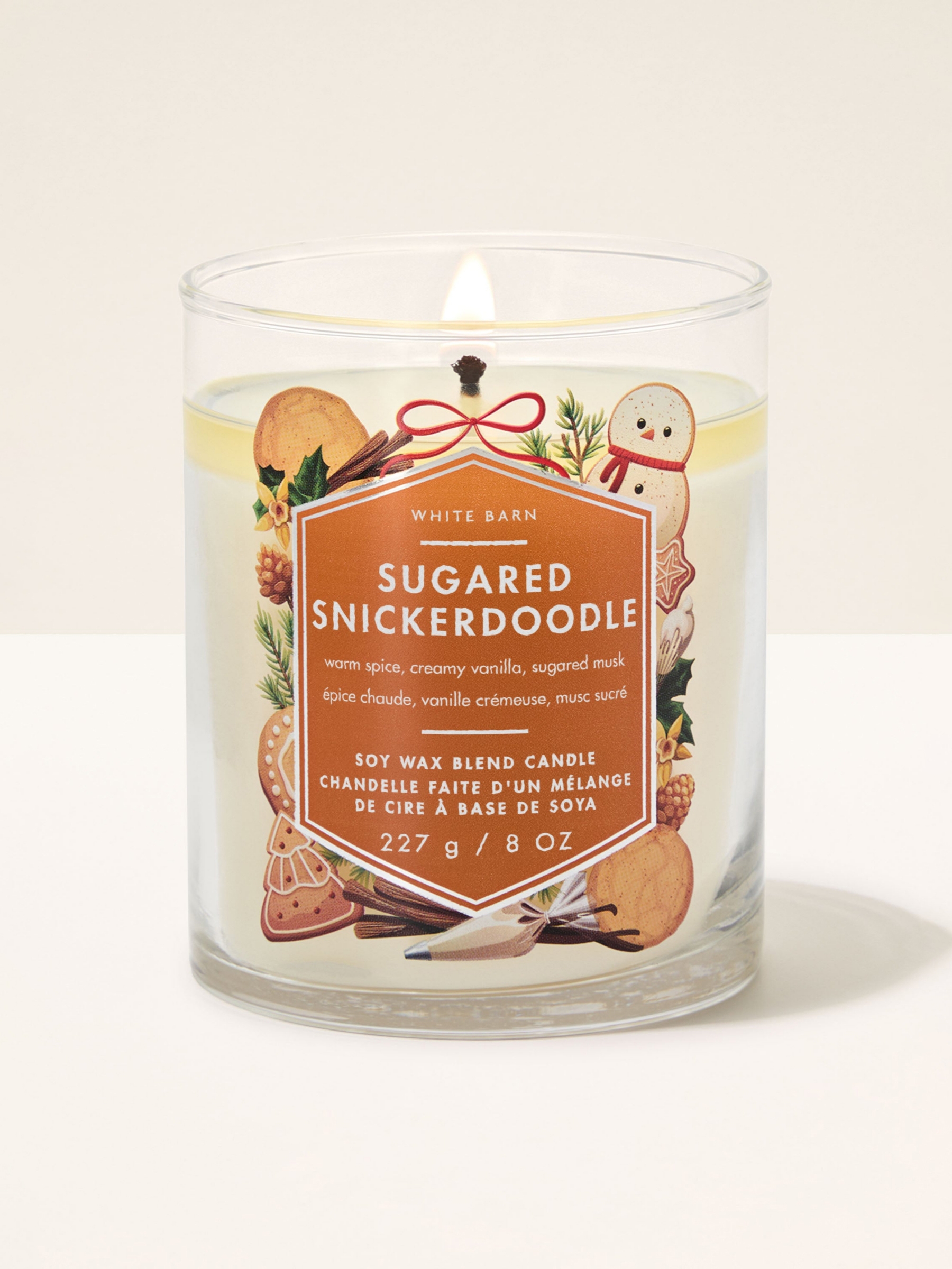 Sugared Snickerdoodle Signature Single Wick Candle 227g - Image 1 of 2 Sugared Snickerdoodle Signature Single Wick Candle 227g - Image 1 of 2