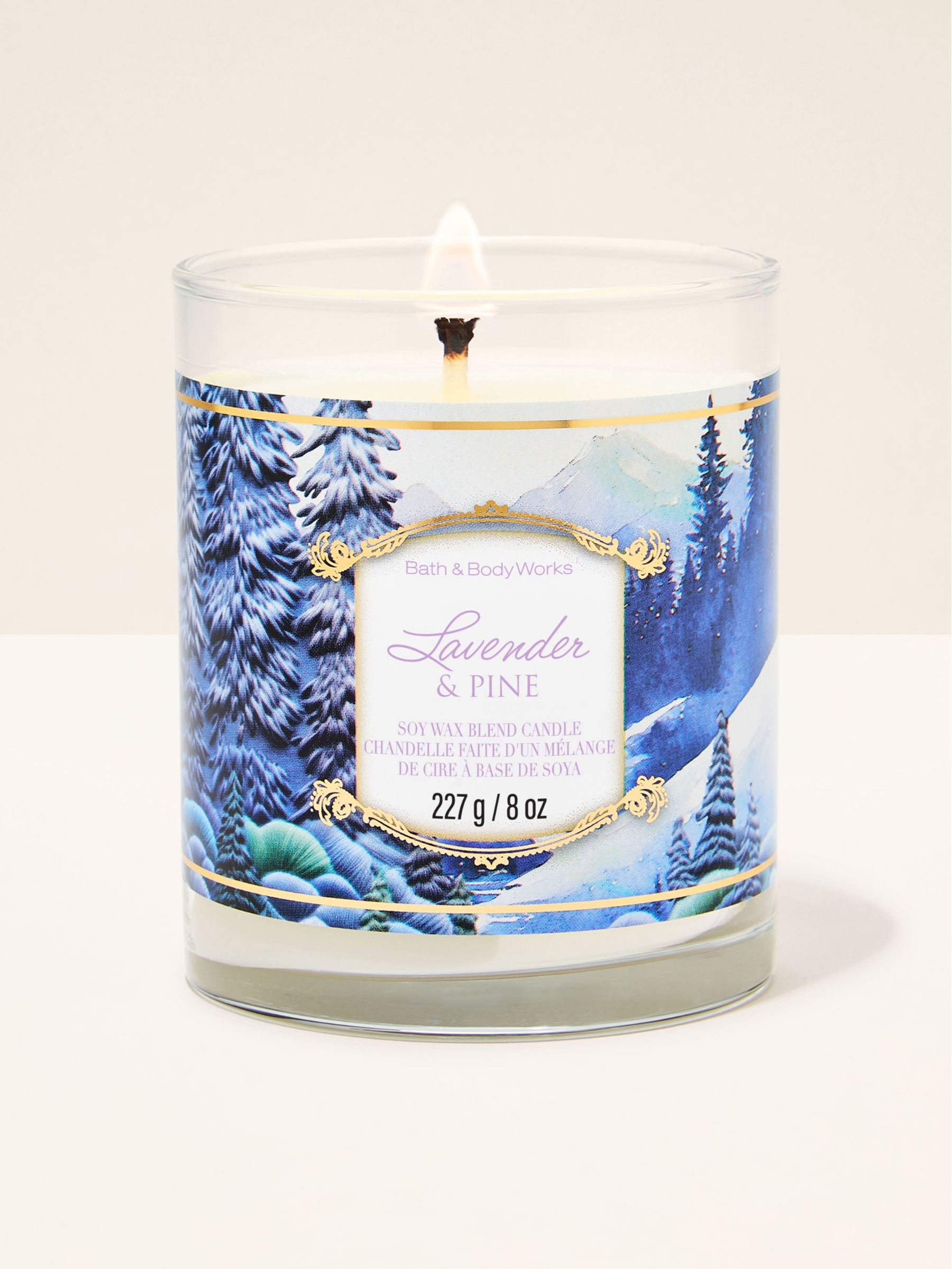 Lavender and Pine Single Wick Candle 227g - Image 1 of 2