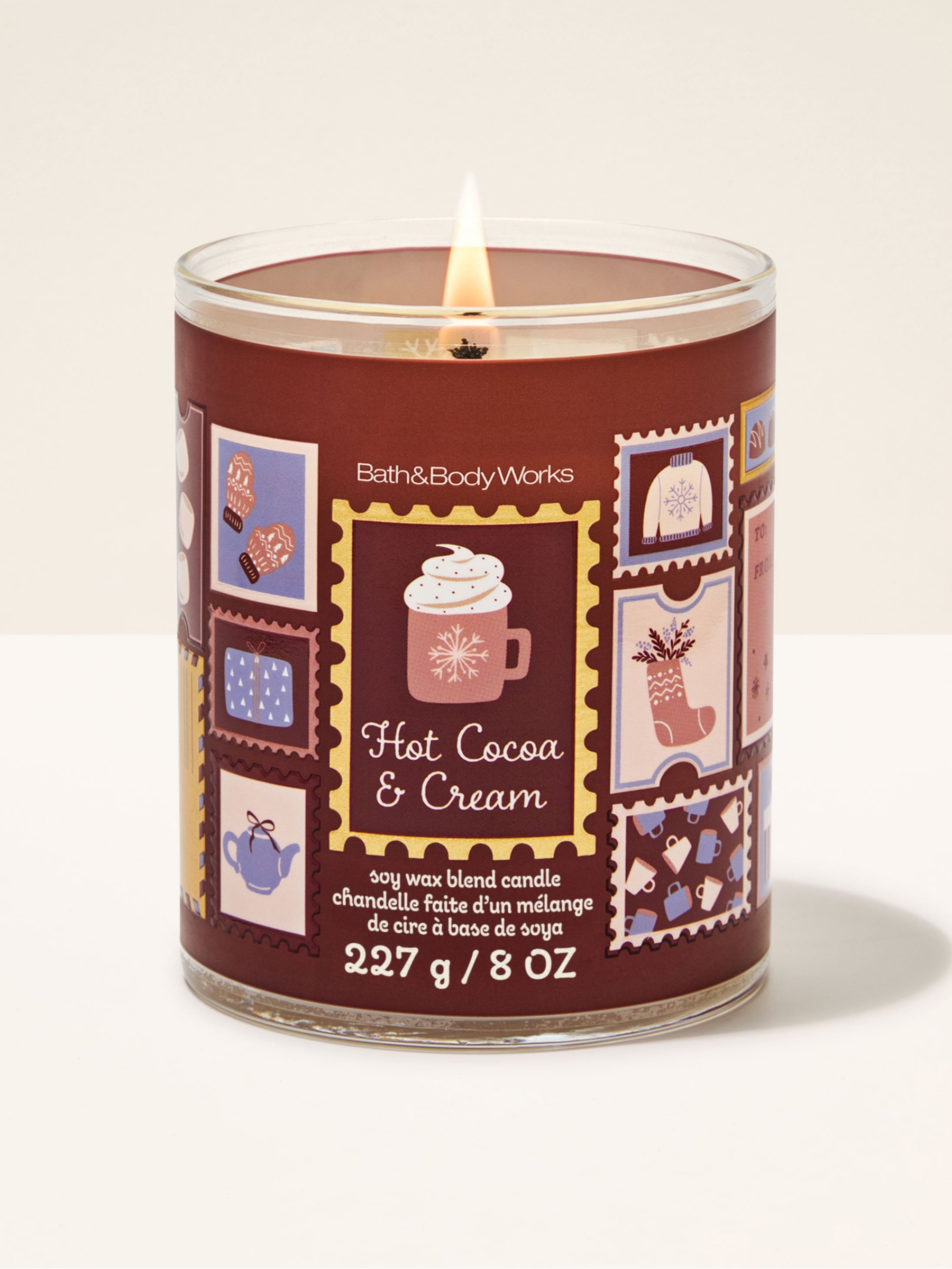 Hot Cocoa and Cream Single Wick Candle 227g - Image 1 of 2