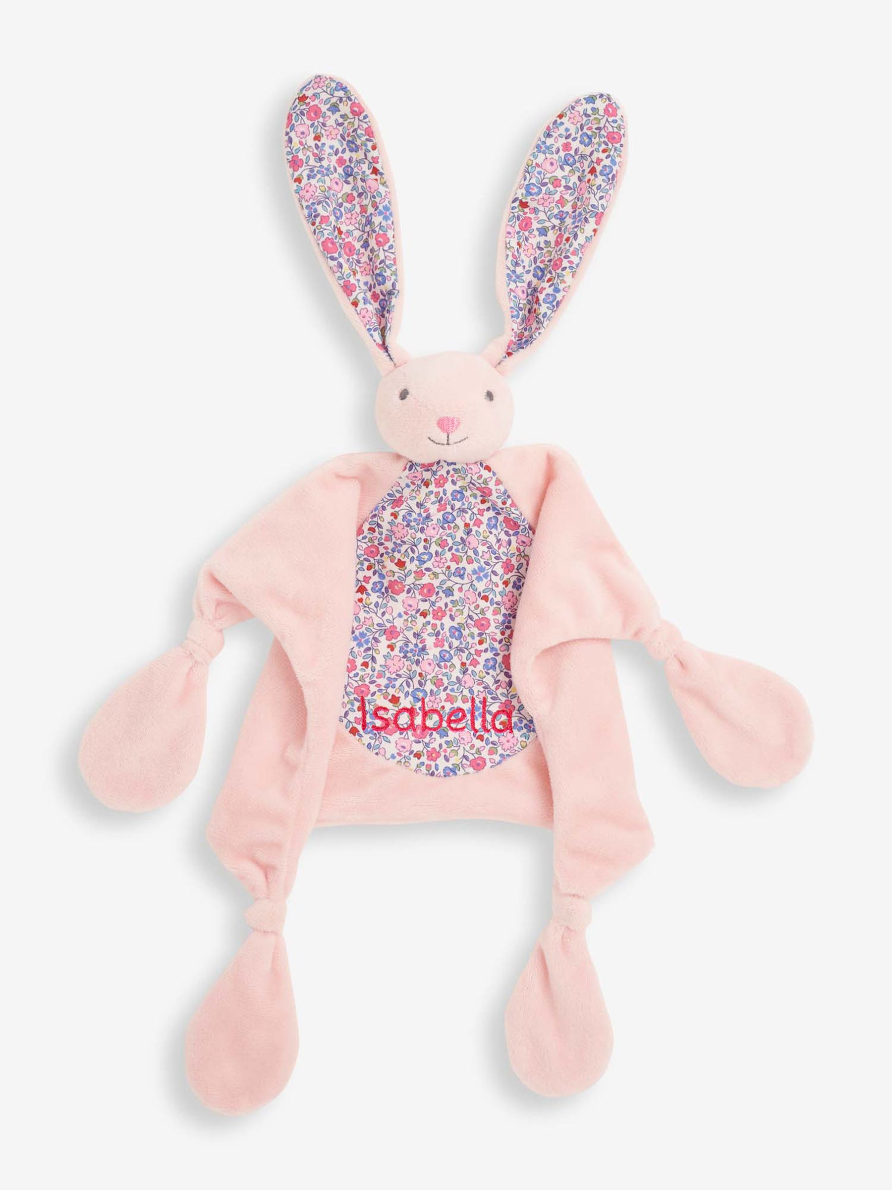 Personalised Ditsy Floral Bunny Comforter in Ditsy Floral Bunny - Image 1 of 3