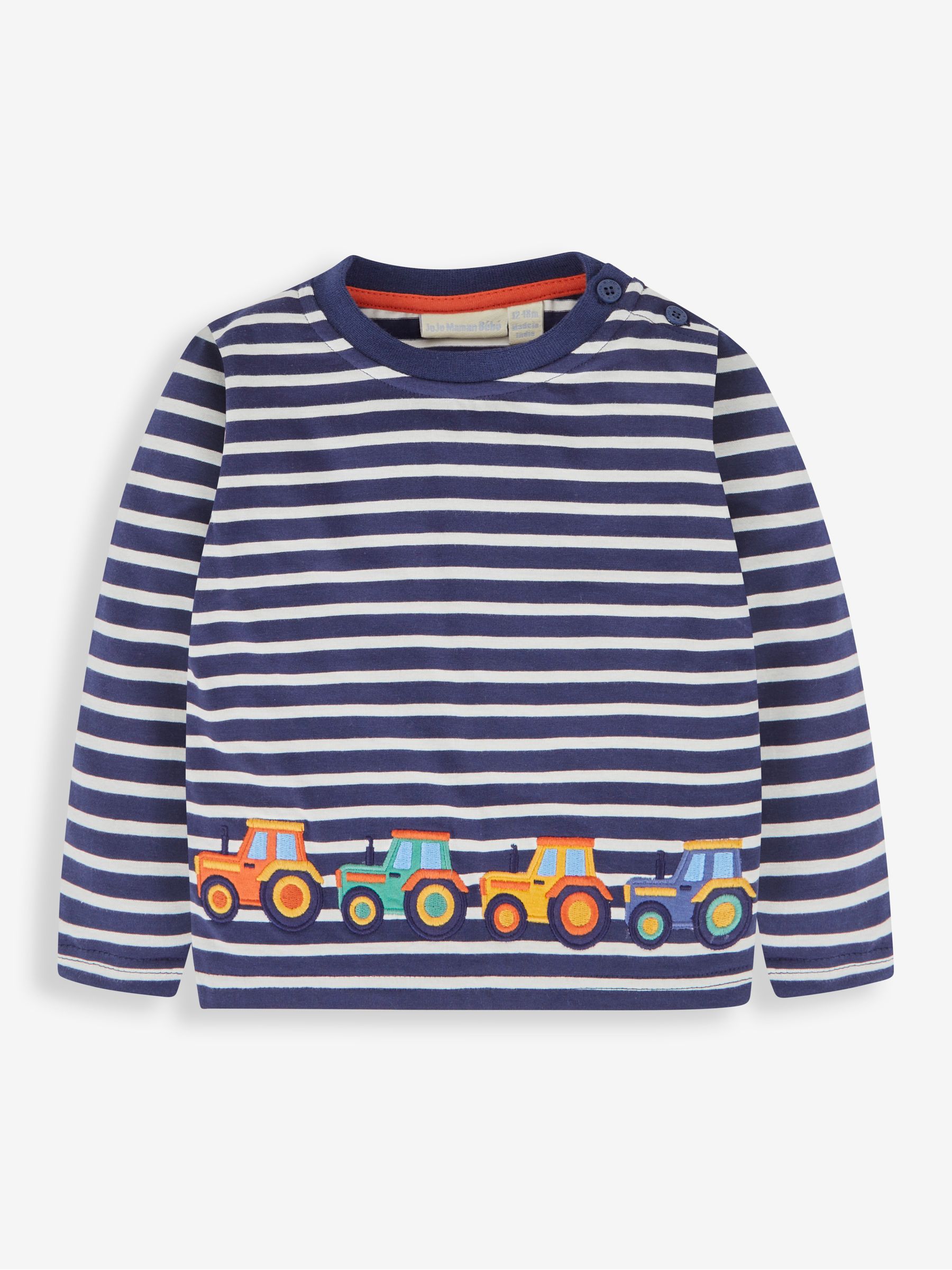 Navy Tractor Appliqué Top - Image 1 of 3