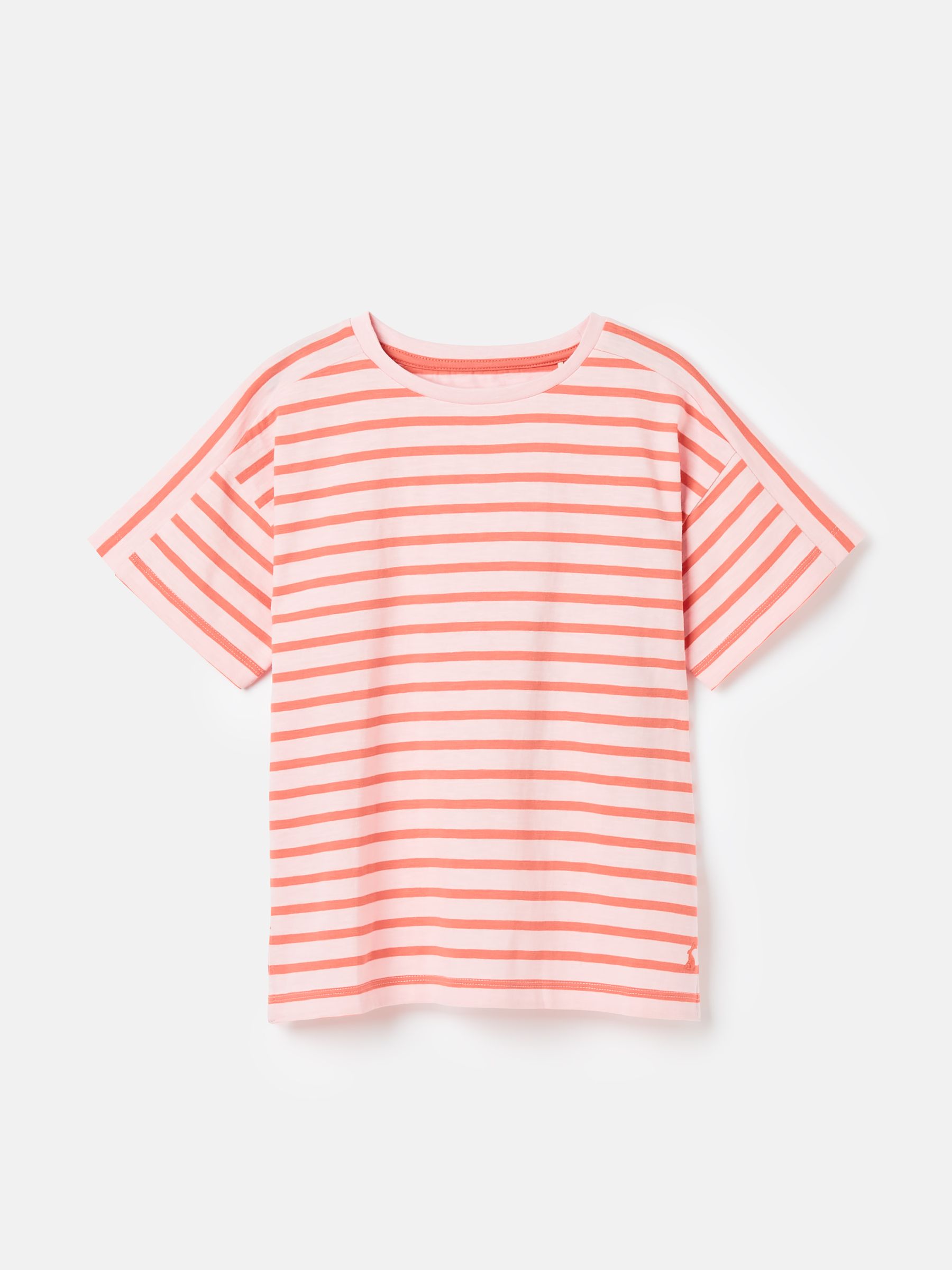 Girls' Betty Pink Striped Short Sleeve T-Shirt - Image 1 of 5