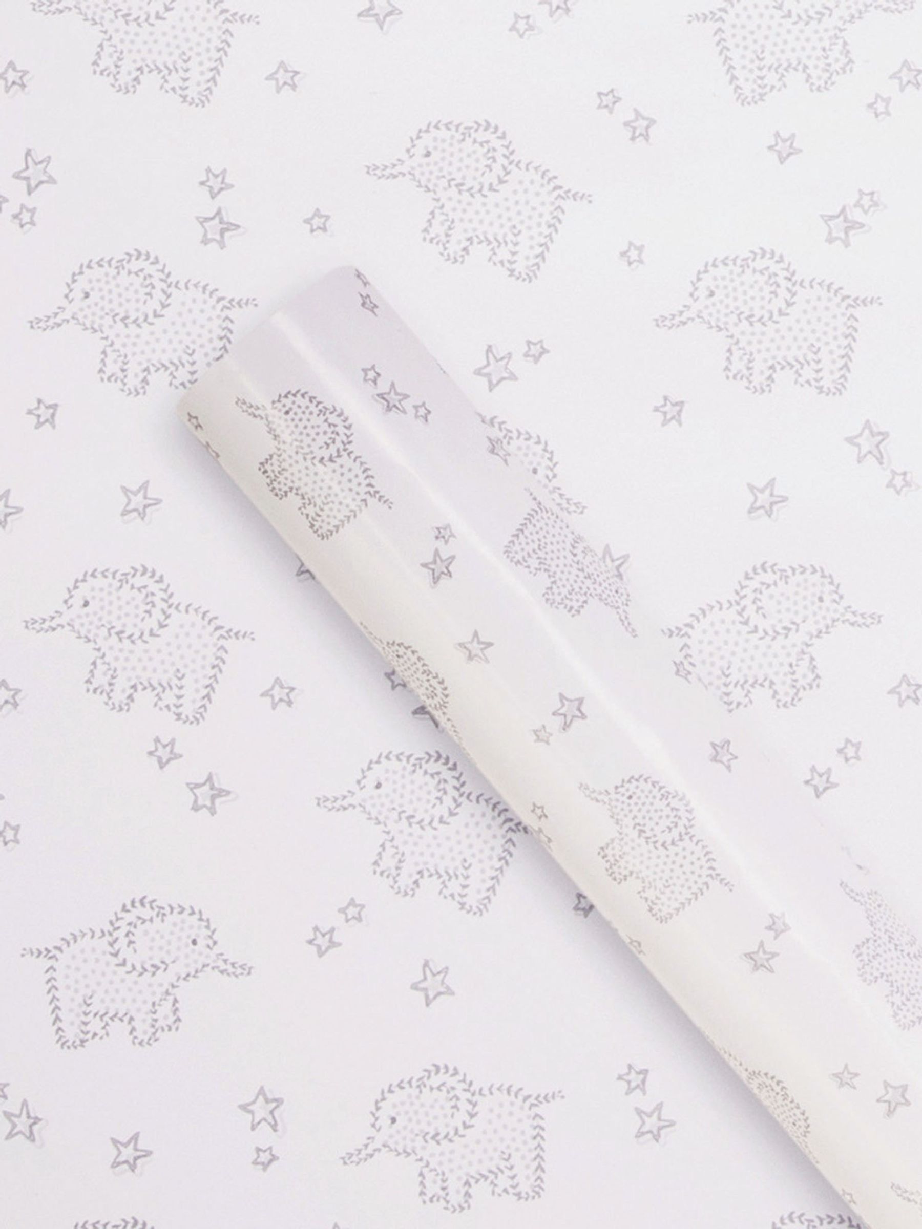 2-Sheets Elephant Gift Wrap - Image 2 of 2