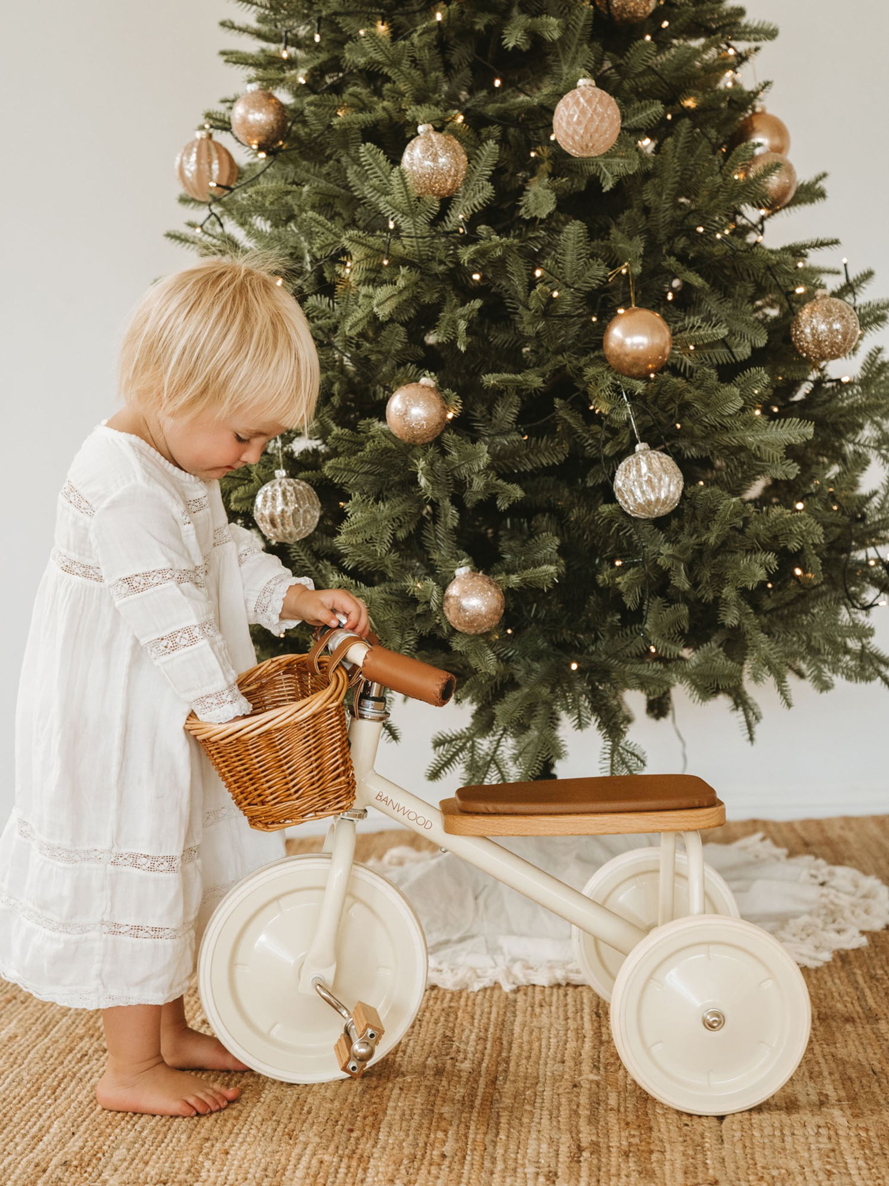 Cream Banwood Toddler Trike - Image 5 of 7