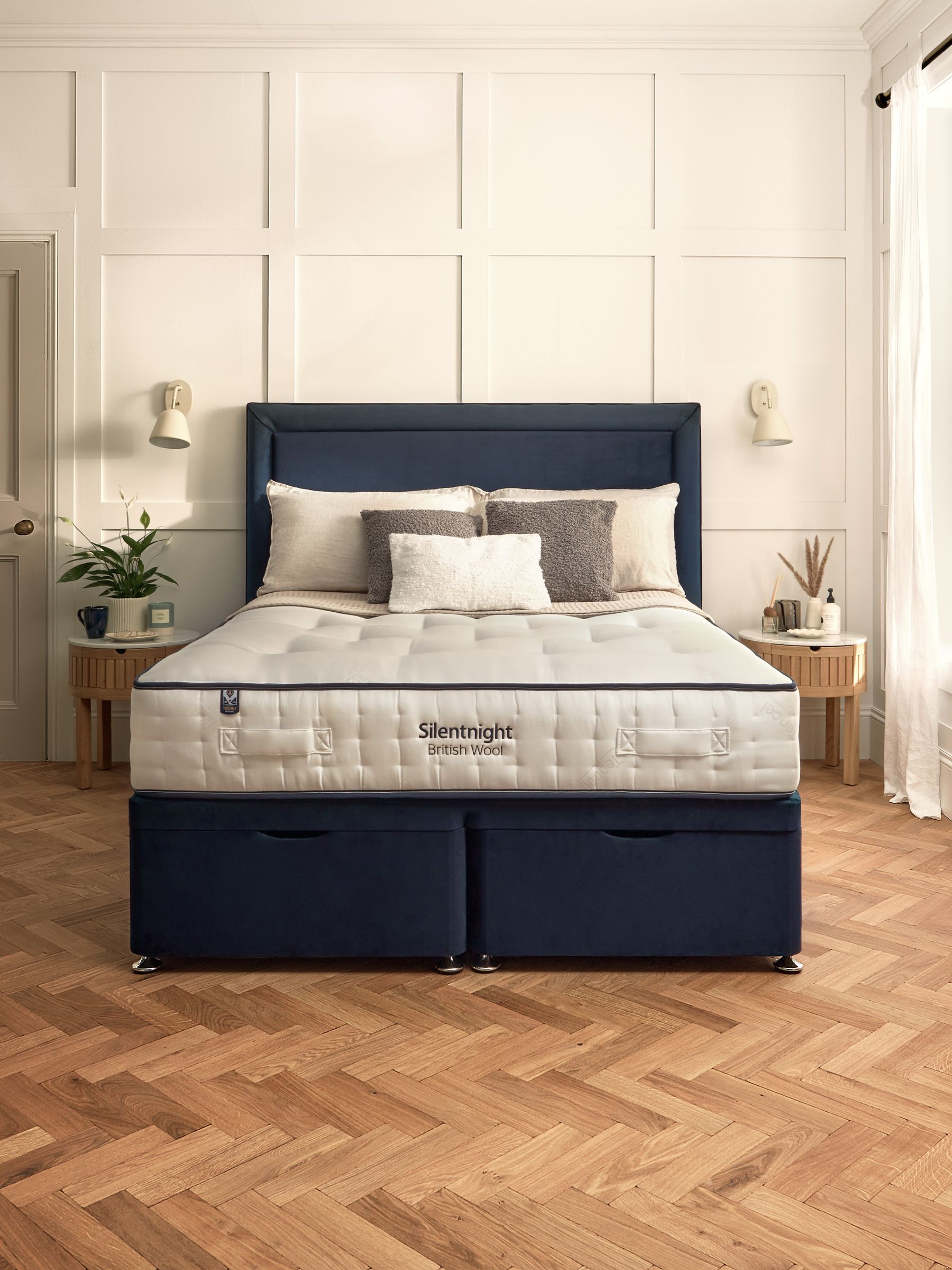 Silentnight White Wool Naturals Pocket 2400 Mattress - Image 1 of 4