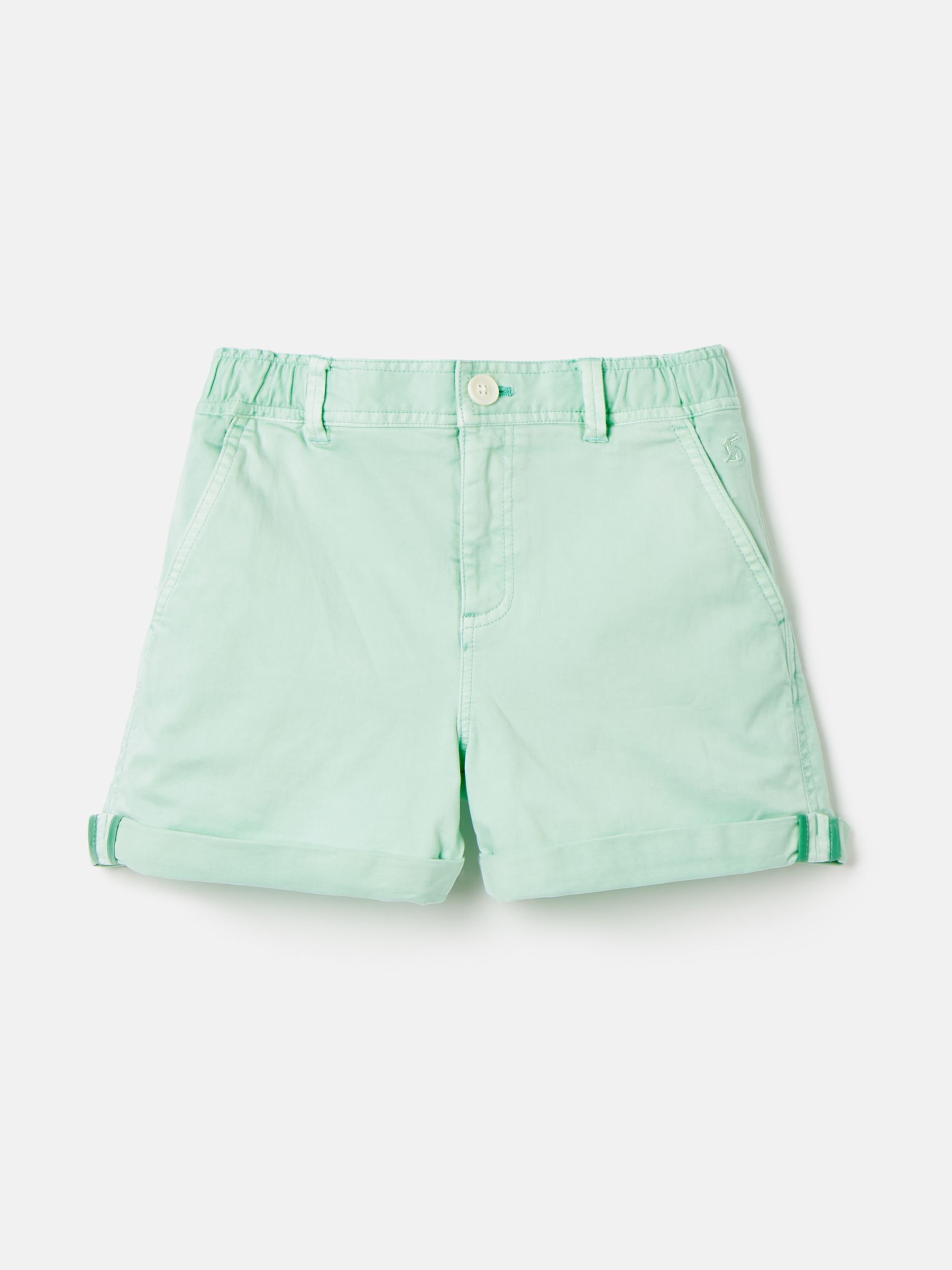 Girls' Shoreham Aqua Blue Chino Shorts - Image 1 of 5