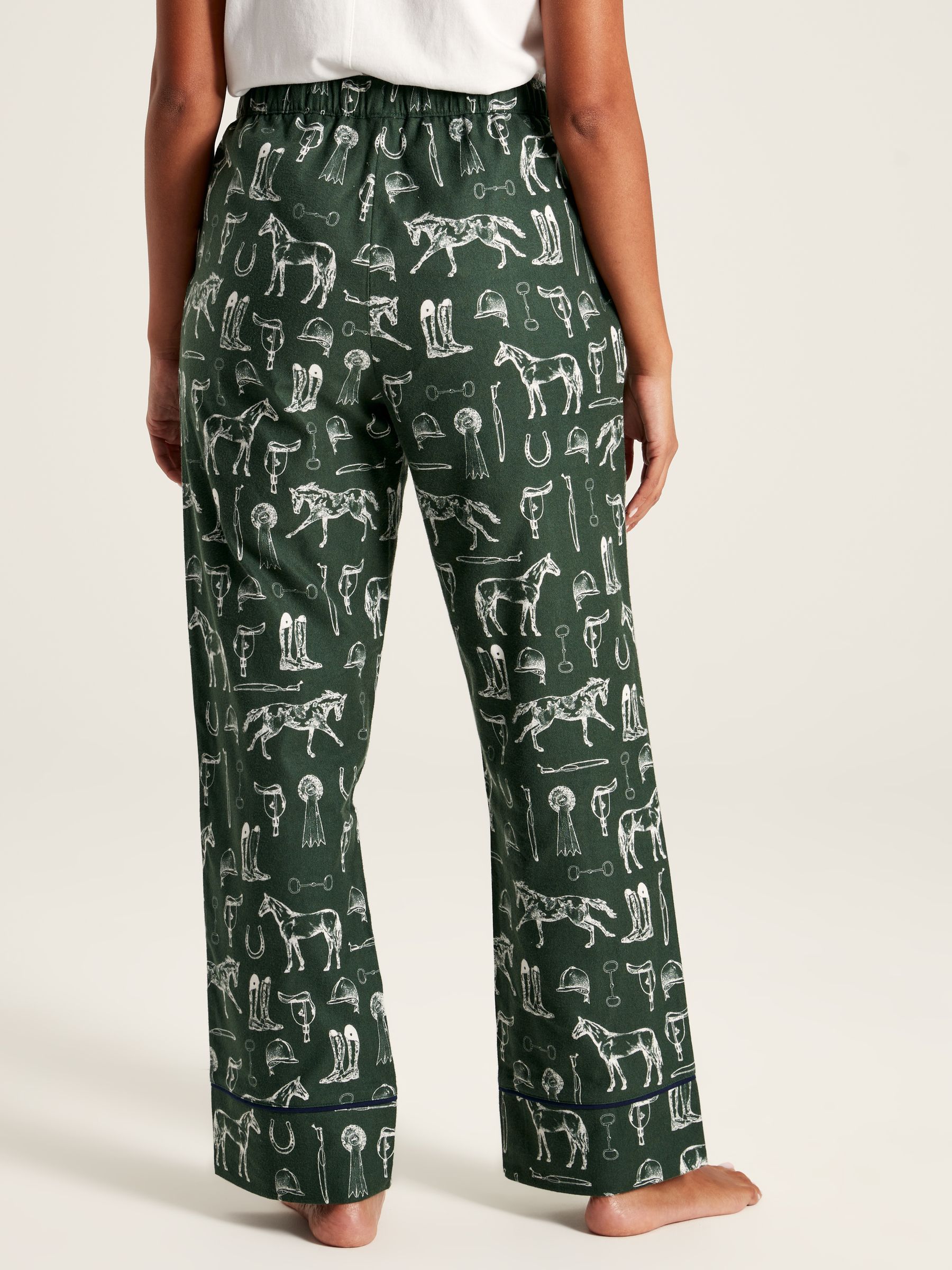 Stella Green Cotton Pyjama Bottoms - Image 2 of 6