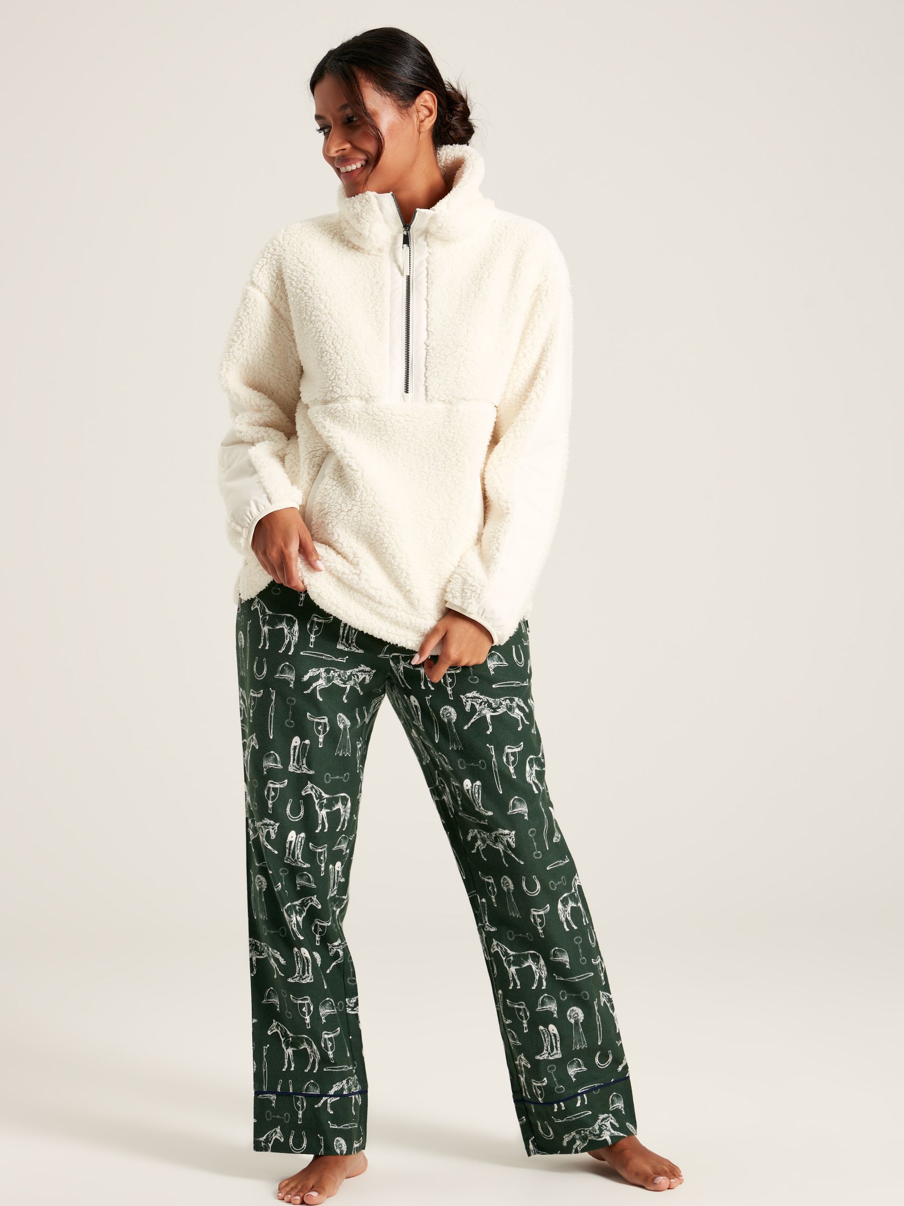 Stella Green Cotton Pyjama Bottoms - Image 3 of 6