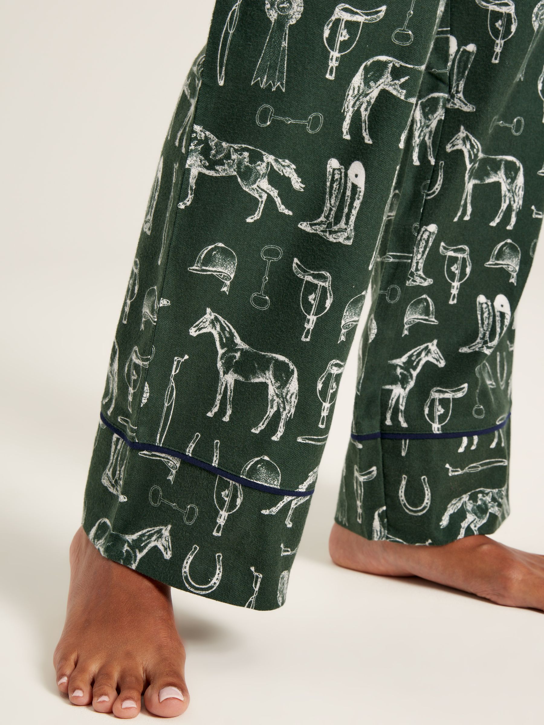 Stella Green Cotton Pyjama Bottoms - Image 5 of 6