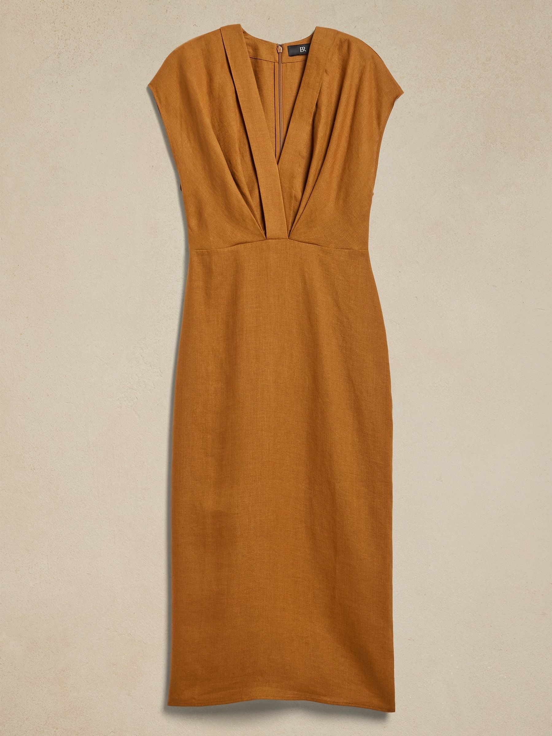 Banana Republic White Mari Draped Maxi Dress - Image 4 of 4