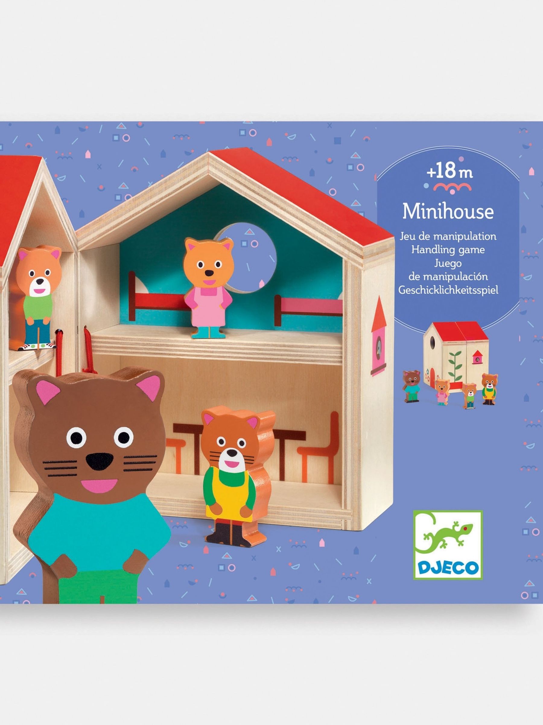 Djeco Wooden Mini House - Image 3 of 3