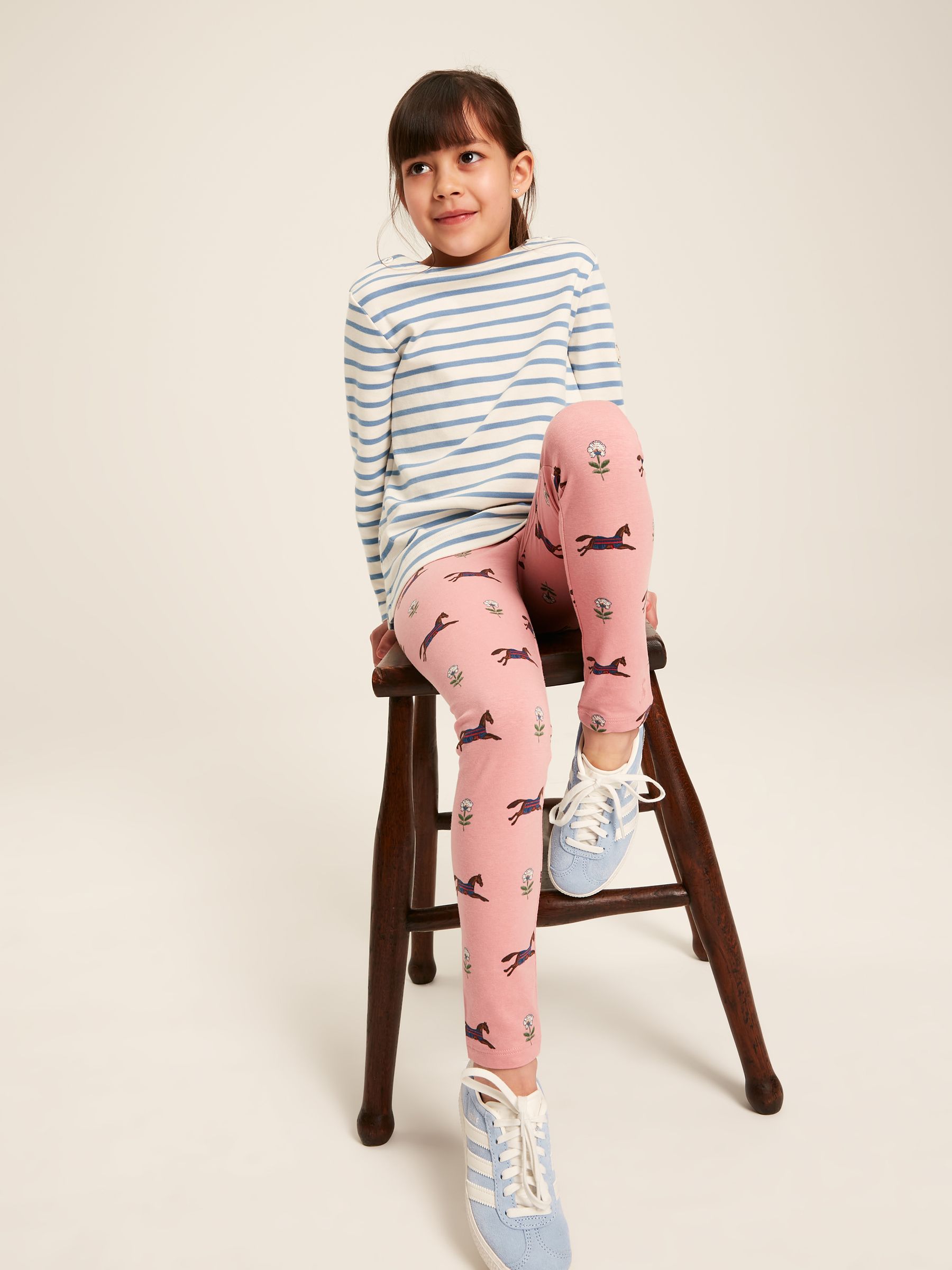Dee Dee Pink Horse Print Leggings - Image 3 of 8