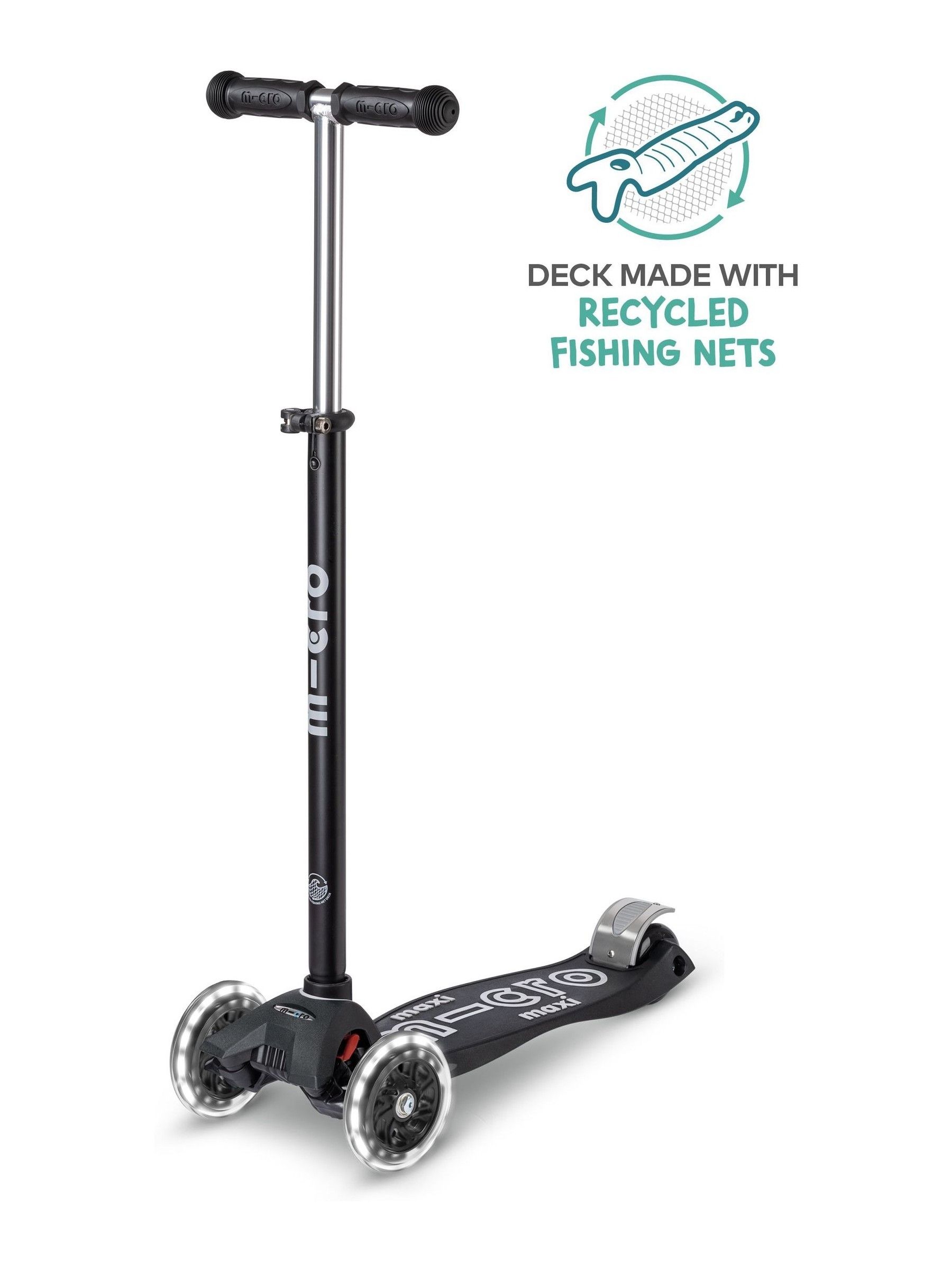 Micro Scooters Black Led Maxi Scooter - Image 5 of 10