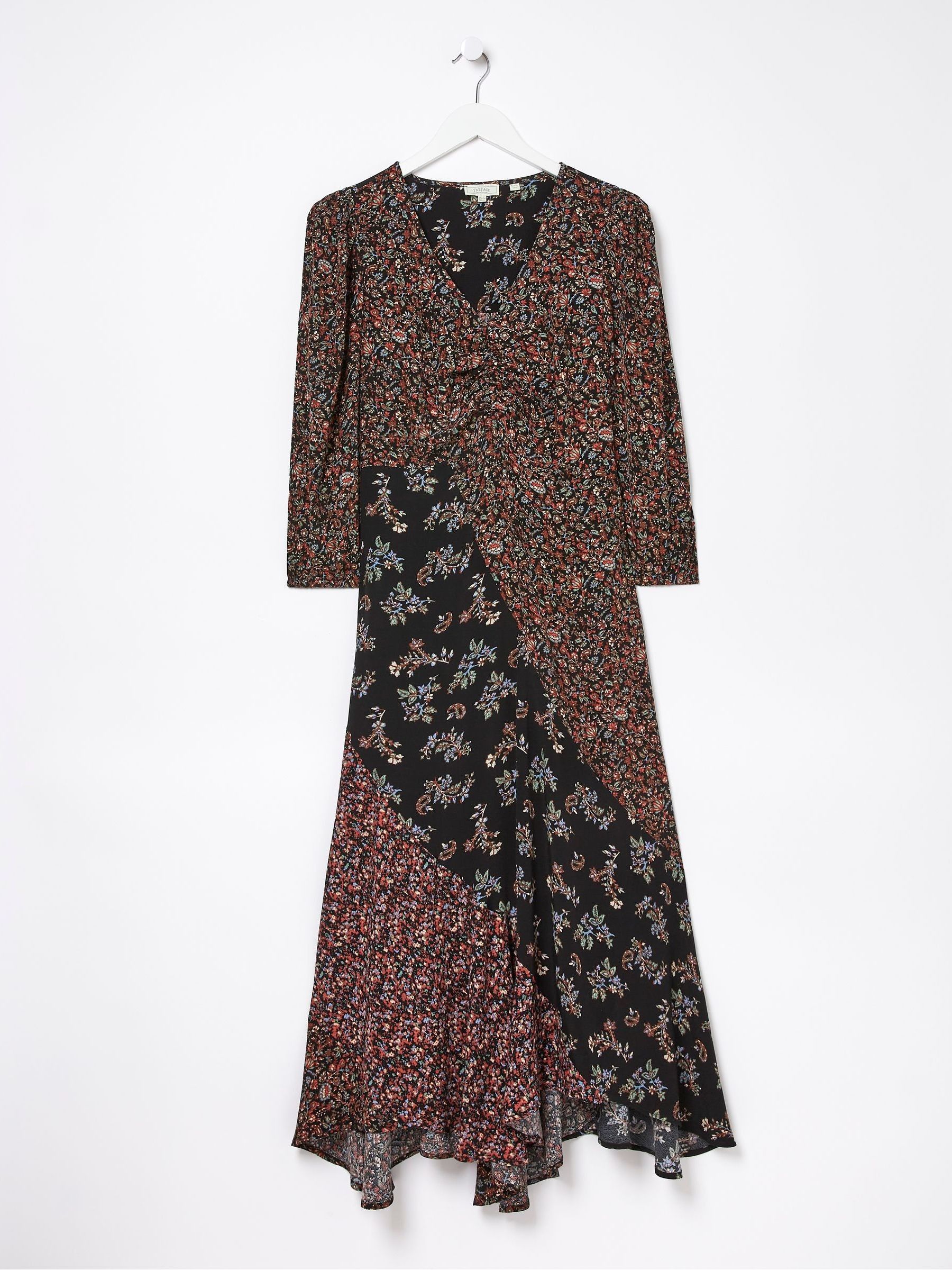 Black Nate Craft Floral Midi Dress - Image 5 of 5